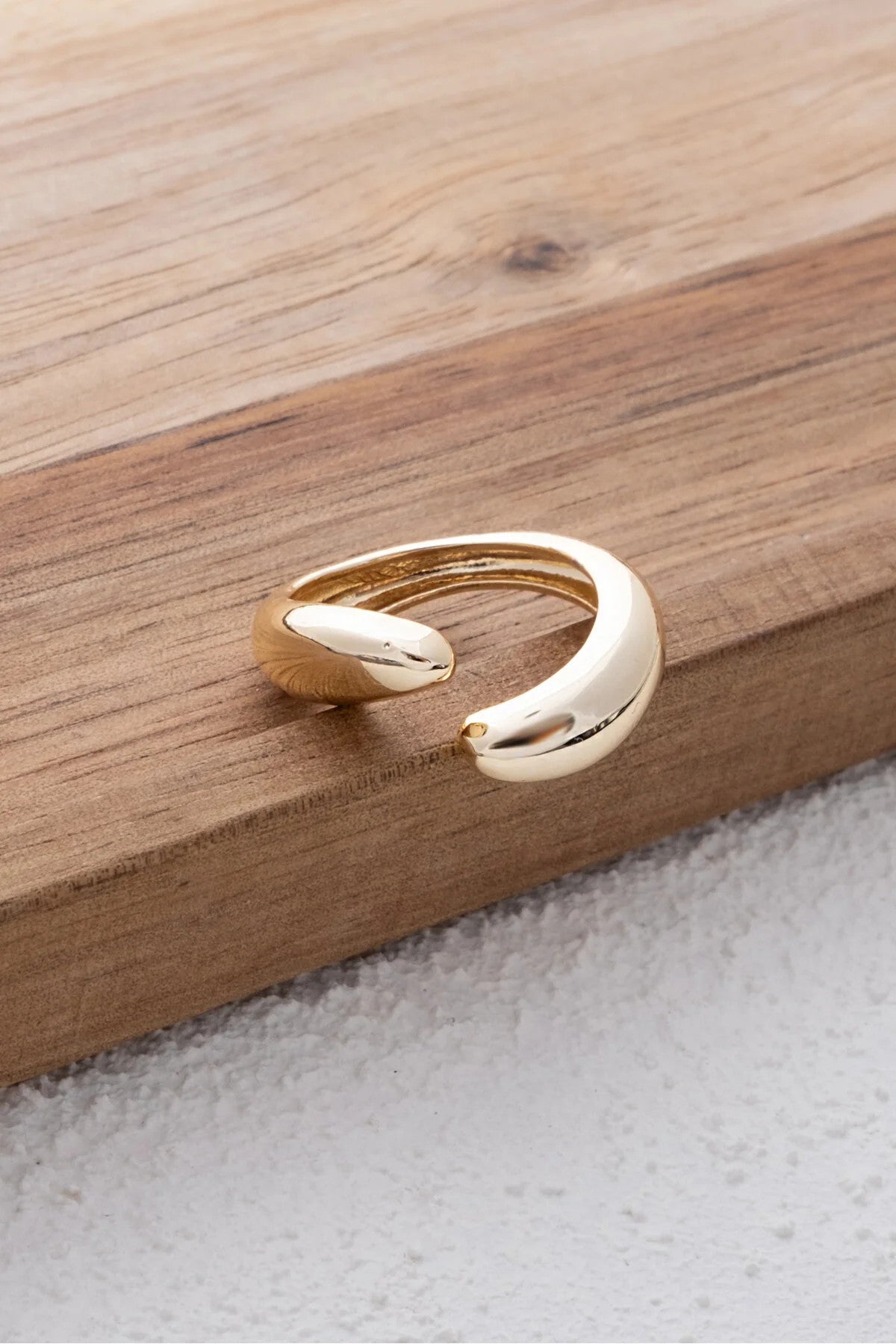 Sarmal Yüzük Plakalı Free Size Önden Ayarlamalı