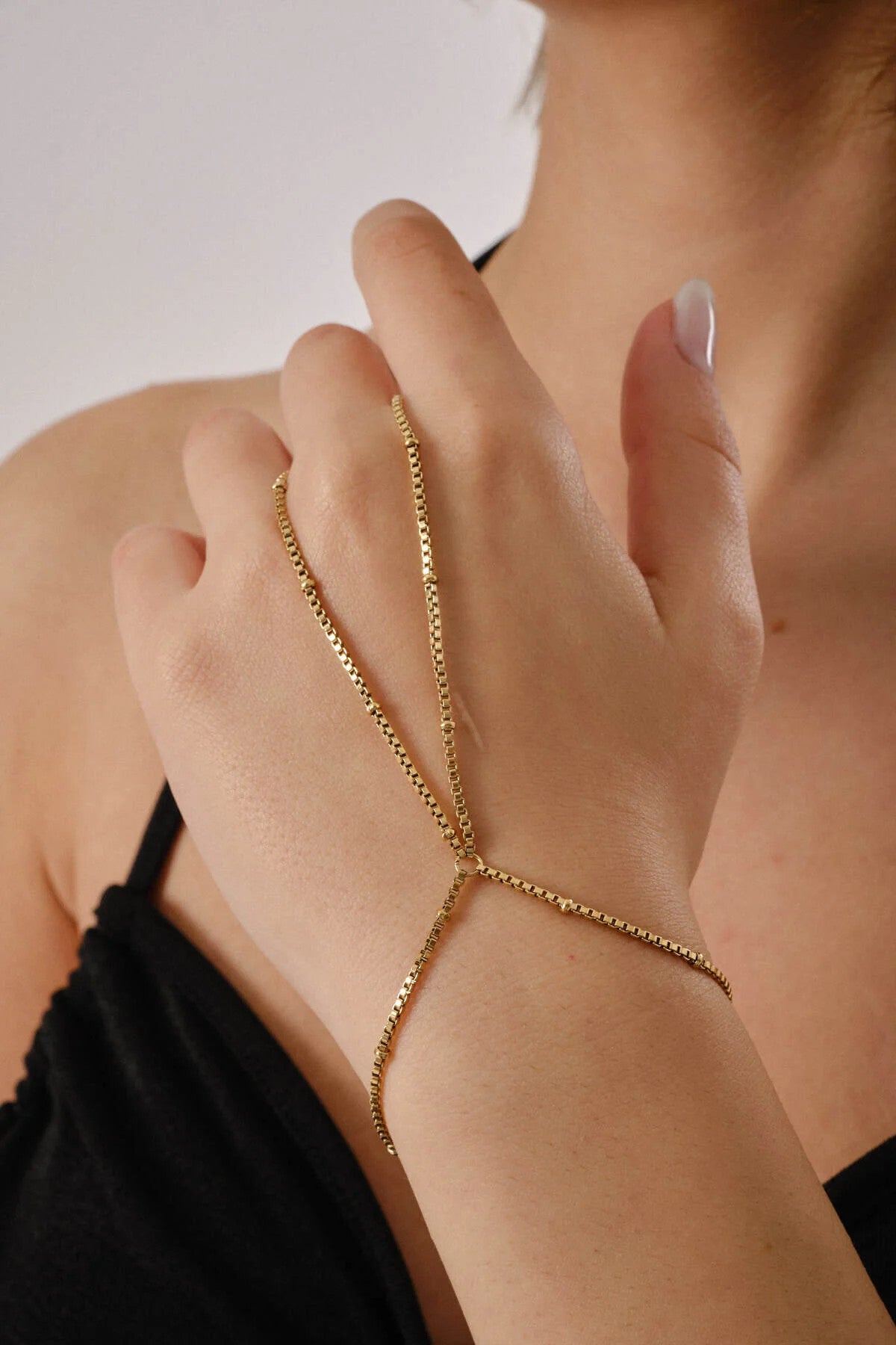 Çelik Toplu Kutu Kare Şahmeran Kutu Kare Zincir Şahmeran Bileklik