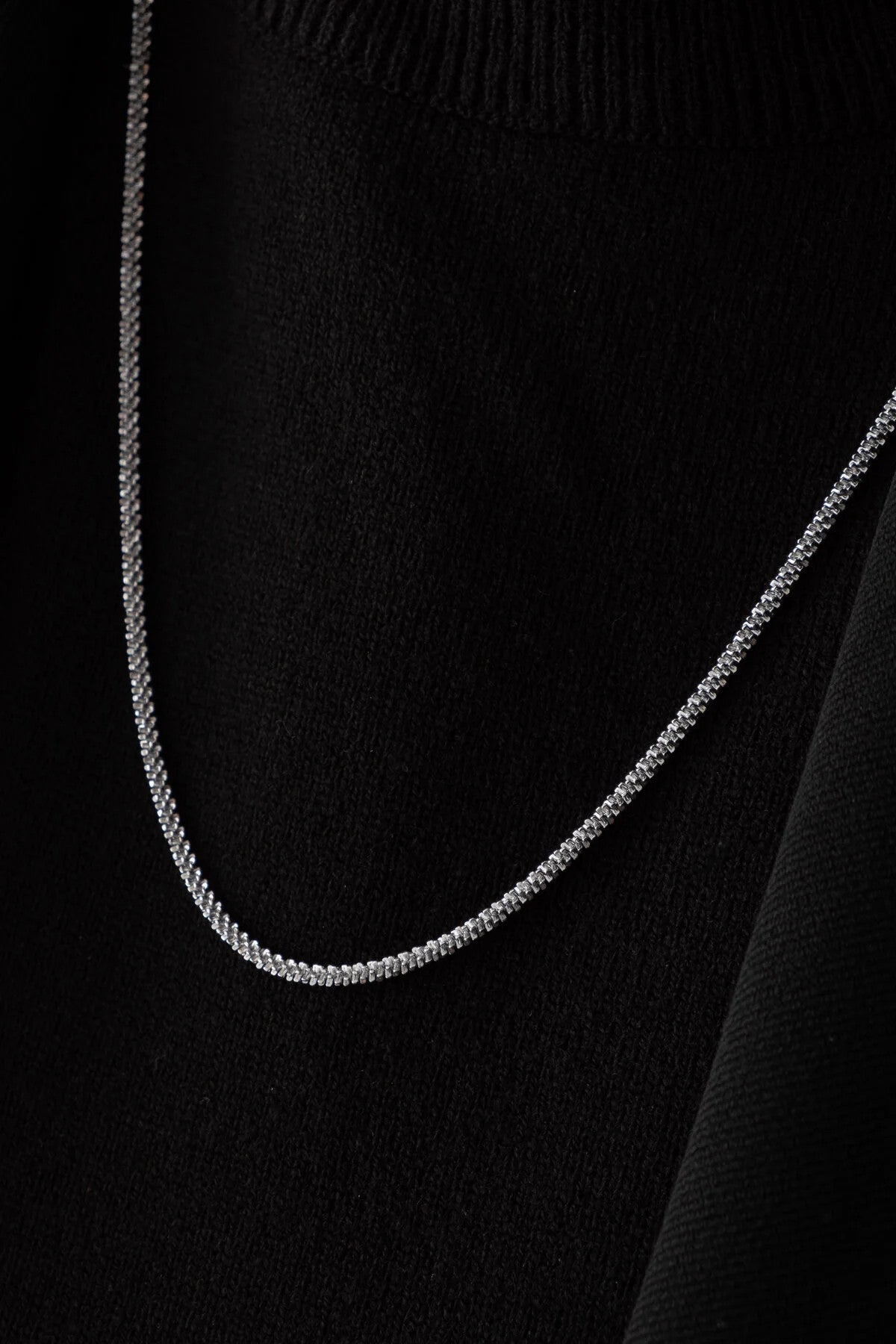 Çelik Halat Elmas Kolye Kararmaz Ezme Diken Zincir