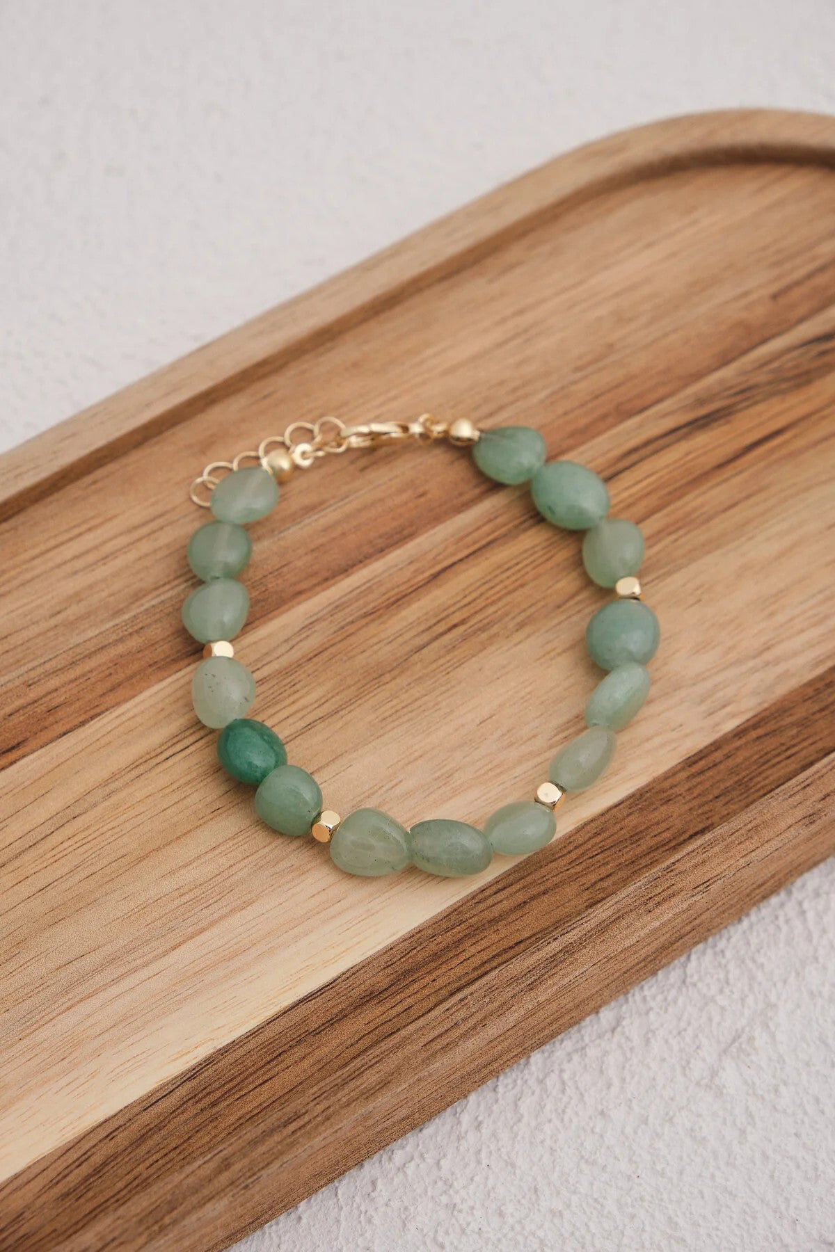 Akik Doğal Taş Bileklik 17cm+4cm El İşi Özel Yapım Gerçek Akik Taş