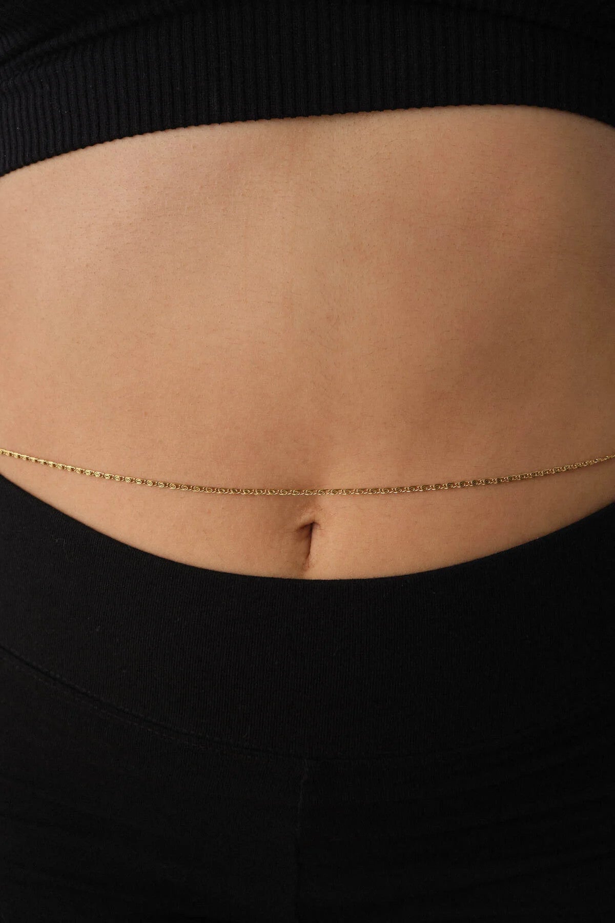 Çelik İnce Ataç Model Bel Zinciri Minimal Zincir Salyangoz Kararmaz 2 mm 60-75 cm