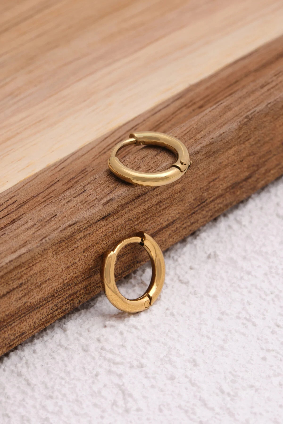 Çelik Halka Küpe Kararmaz Çap 1.2cm Günlük Kullanıma Uygun Boru Küpe