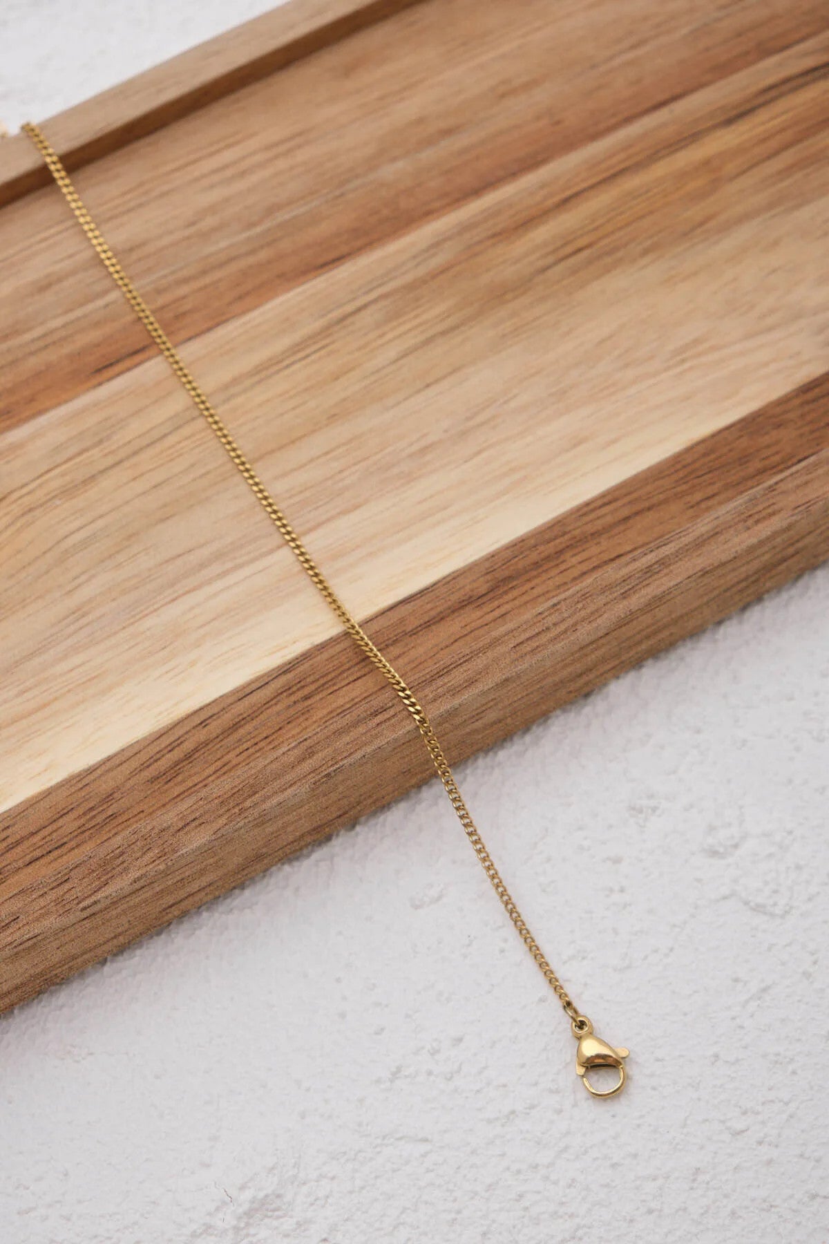 Çelik Hayalet Gurmet Zincir Bileklik Minimal Kararmaz 17+4cm 1mm Günlük Kullanıma Uygun