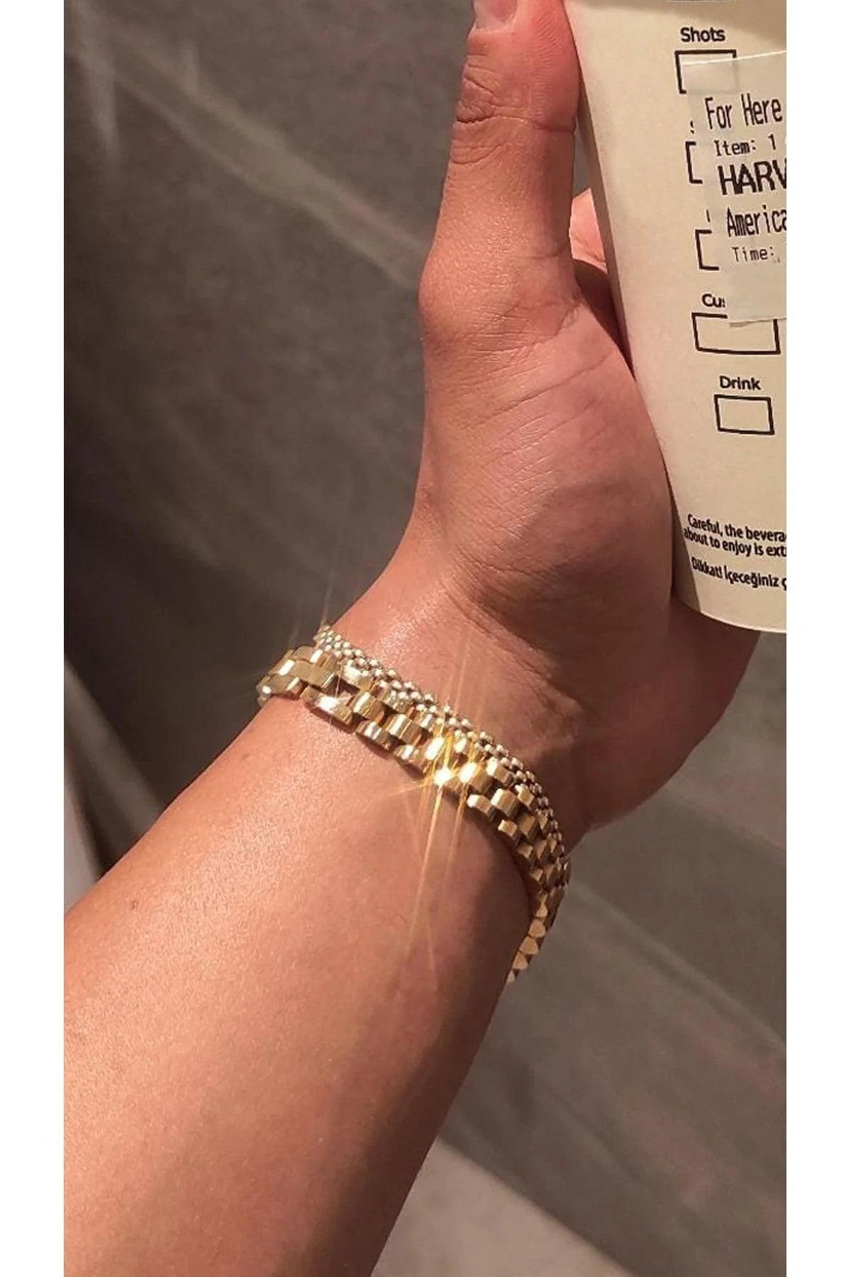 Çelik Bileklik Kararmaz Unisex 21cm