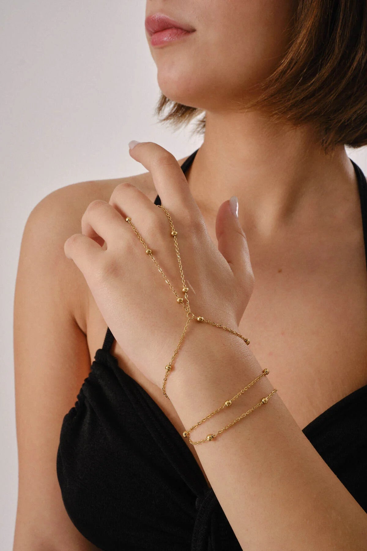 Çelik Dorika Şahmeran Toplu Çift Dolama Zincir Bileklik Şahmeran