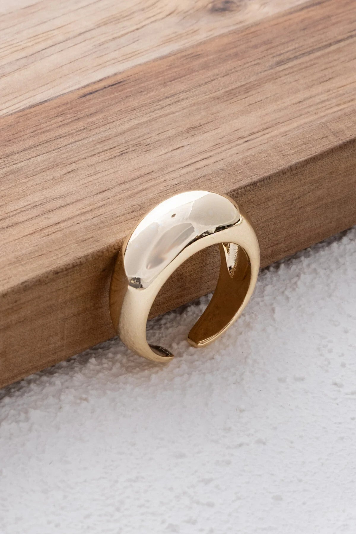 Bombeli Yüzük Plakalı Free Size Ayarlanabilir Ölçü