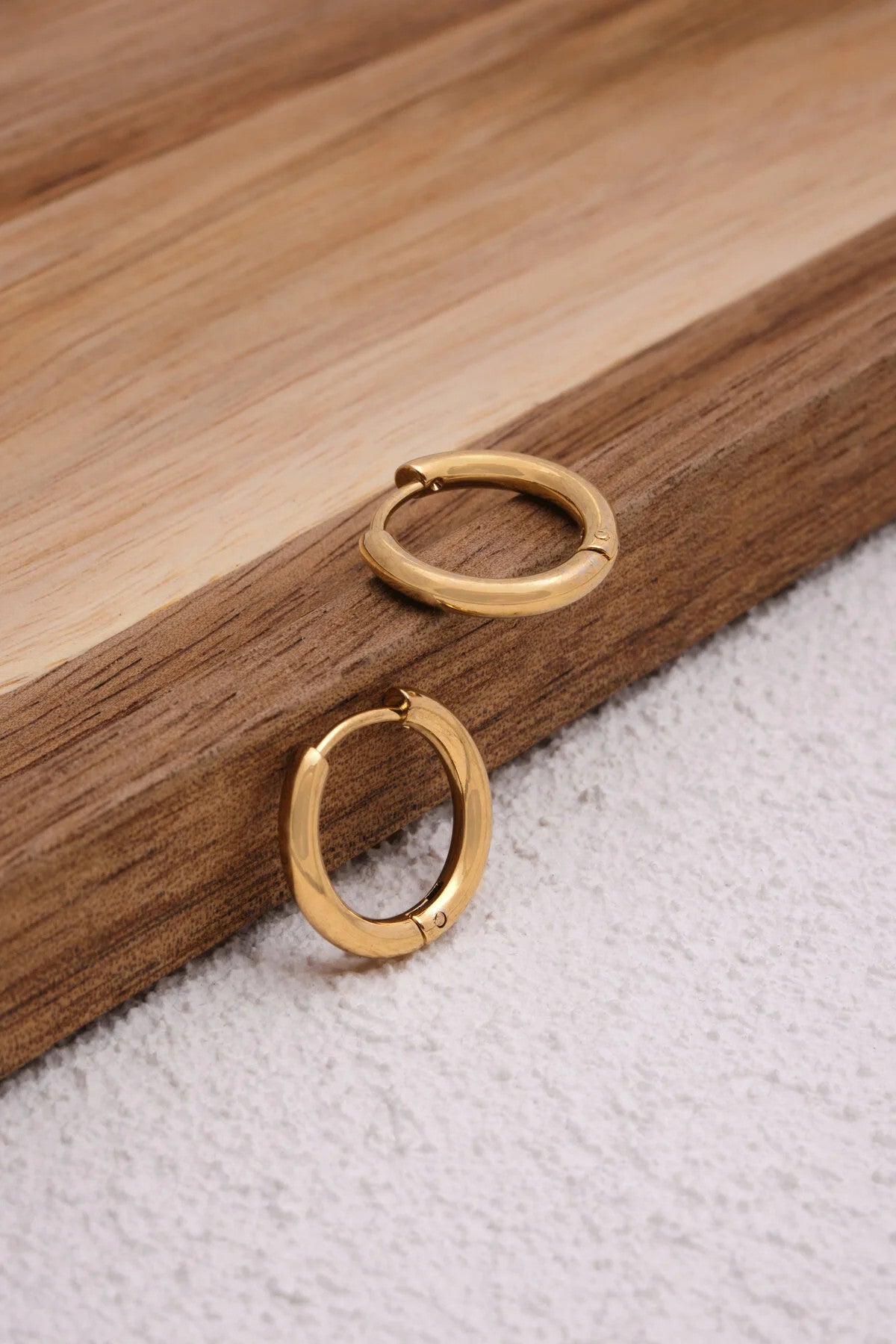 Çelik Halka Küpe Kararmaz Çap 1.8cm Günlük Kullanıma Uygun Boru Küpe