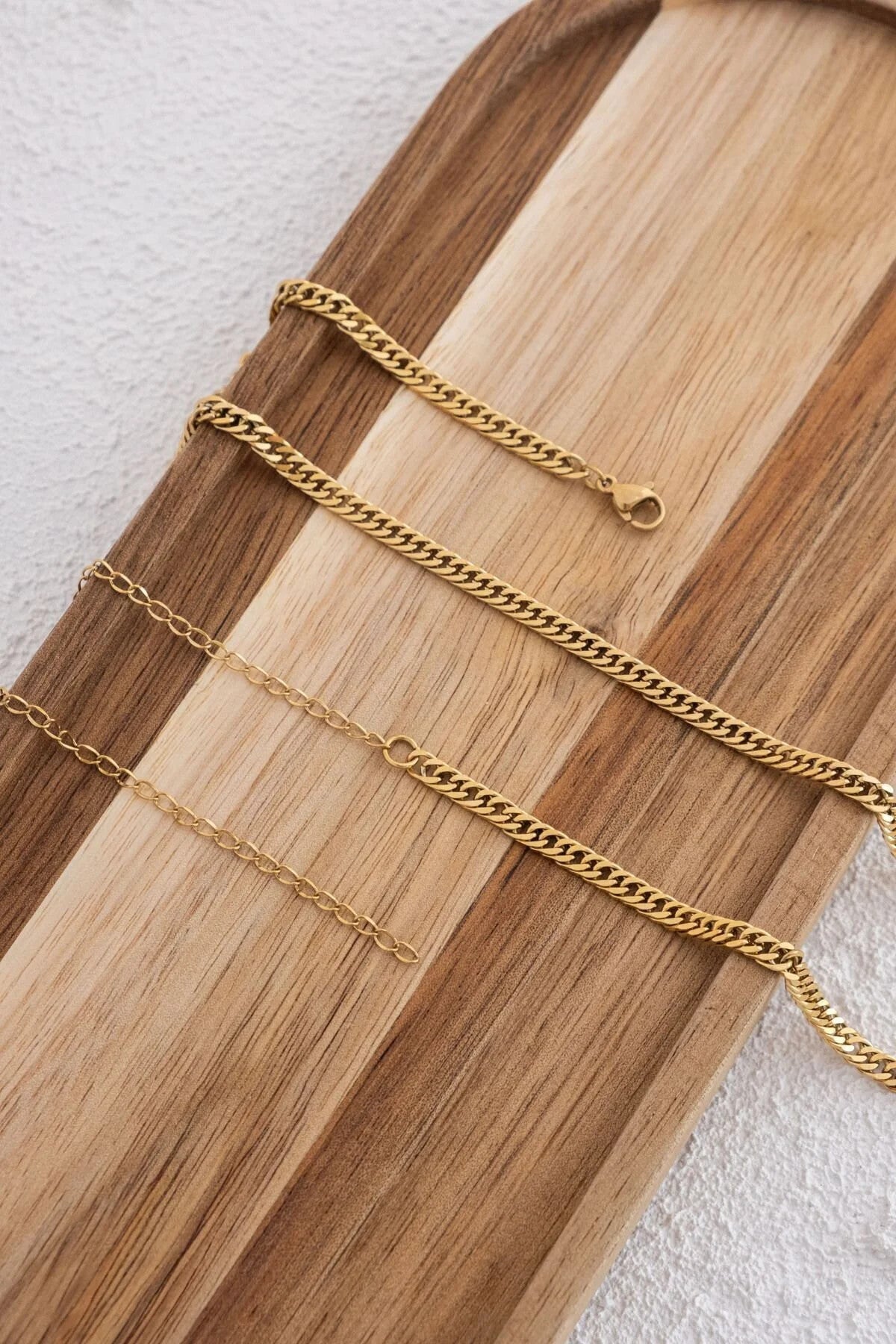 Çelik Almak Gurmet Bel Zinciri Günlük Kullanıma Uygun Miami, Büyük Küba Zincir 60-75cm 3mm