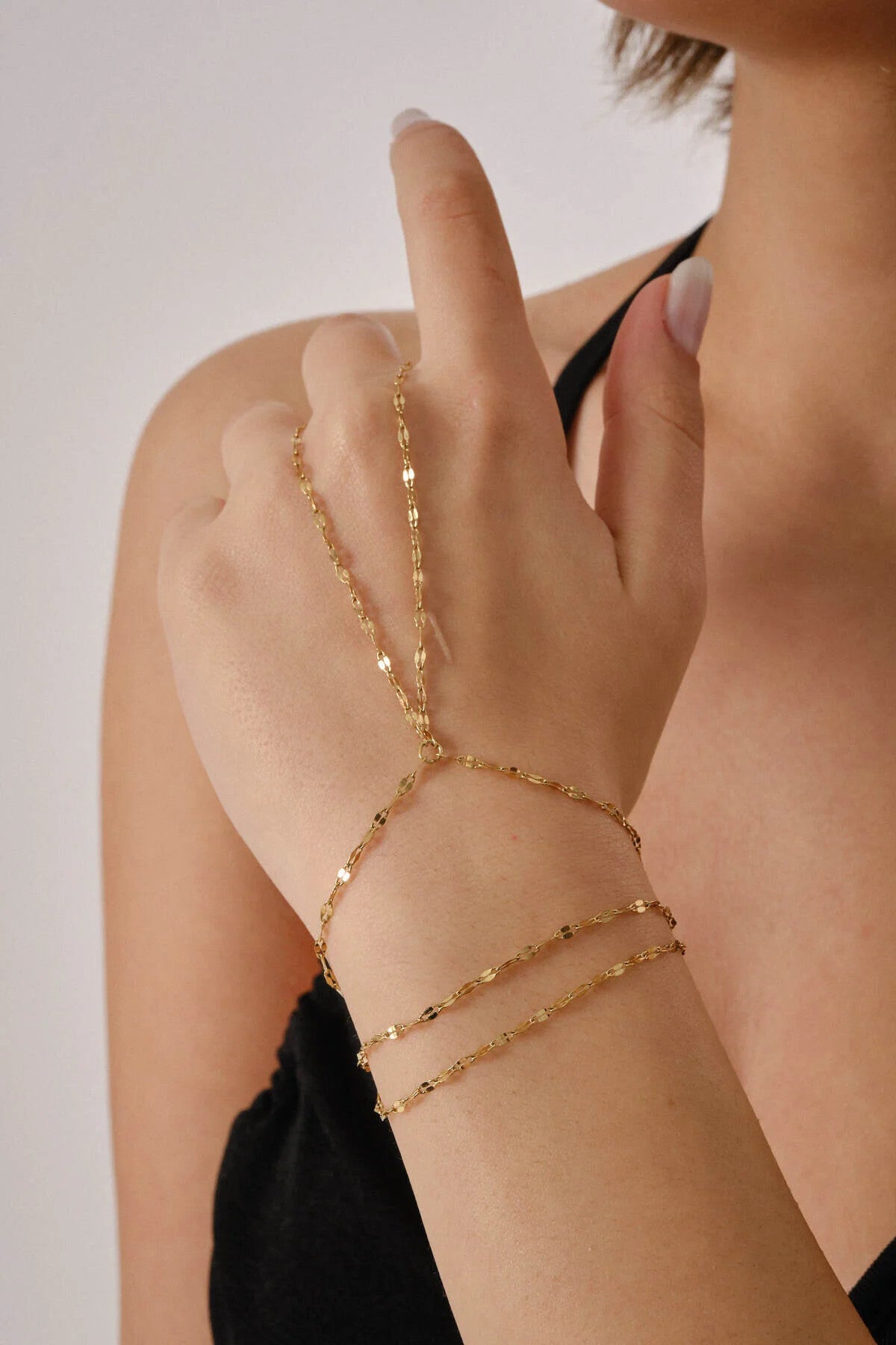 Çelik Dudak Şahmeran Aynalı Çift Dolama Zincir Şahmeran Bileklik