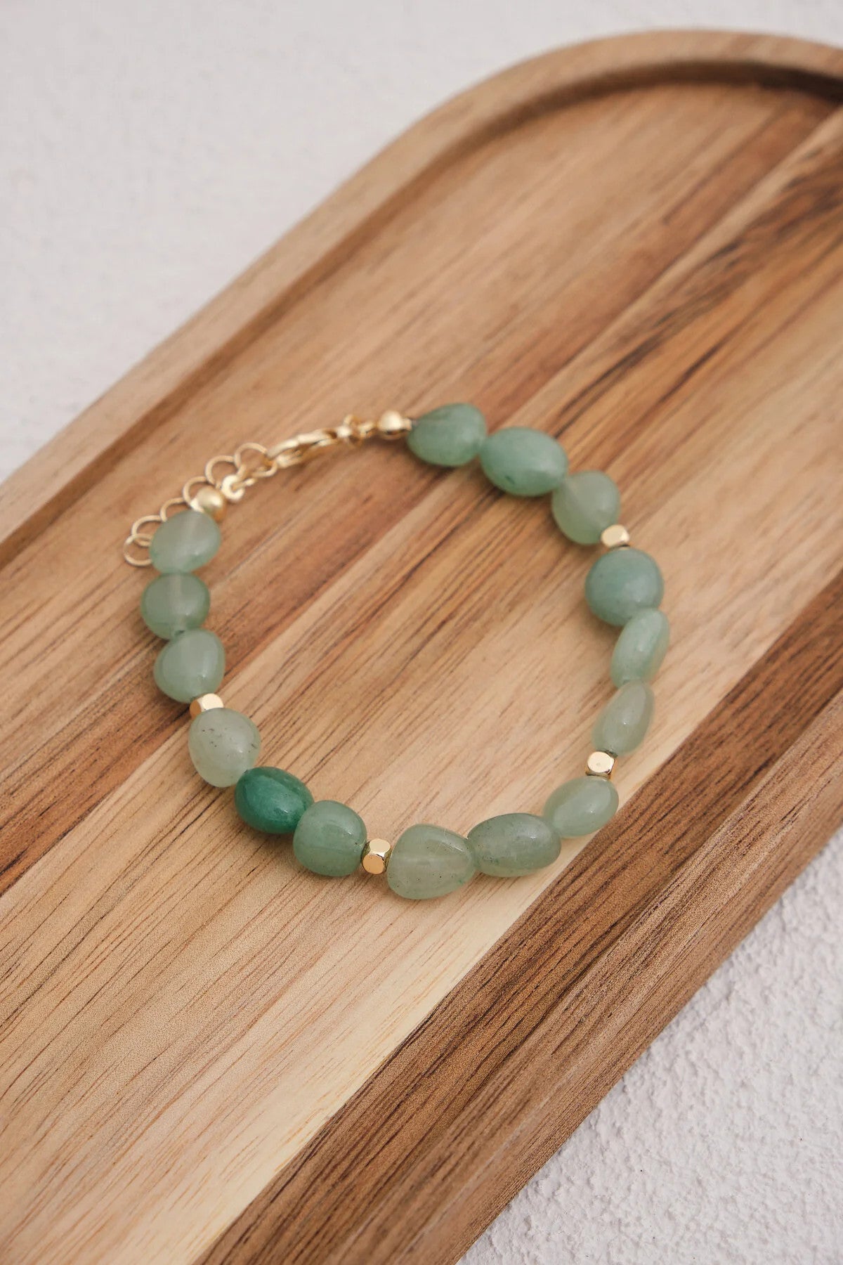 Akik Doğal Taş Bileklik 17cm+4cm El İşi Özel Yapım Gerçek Akik Taş