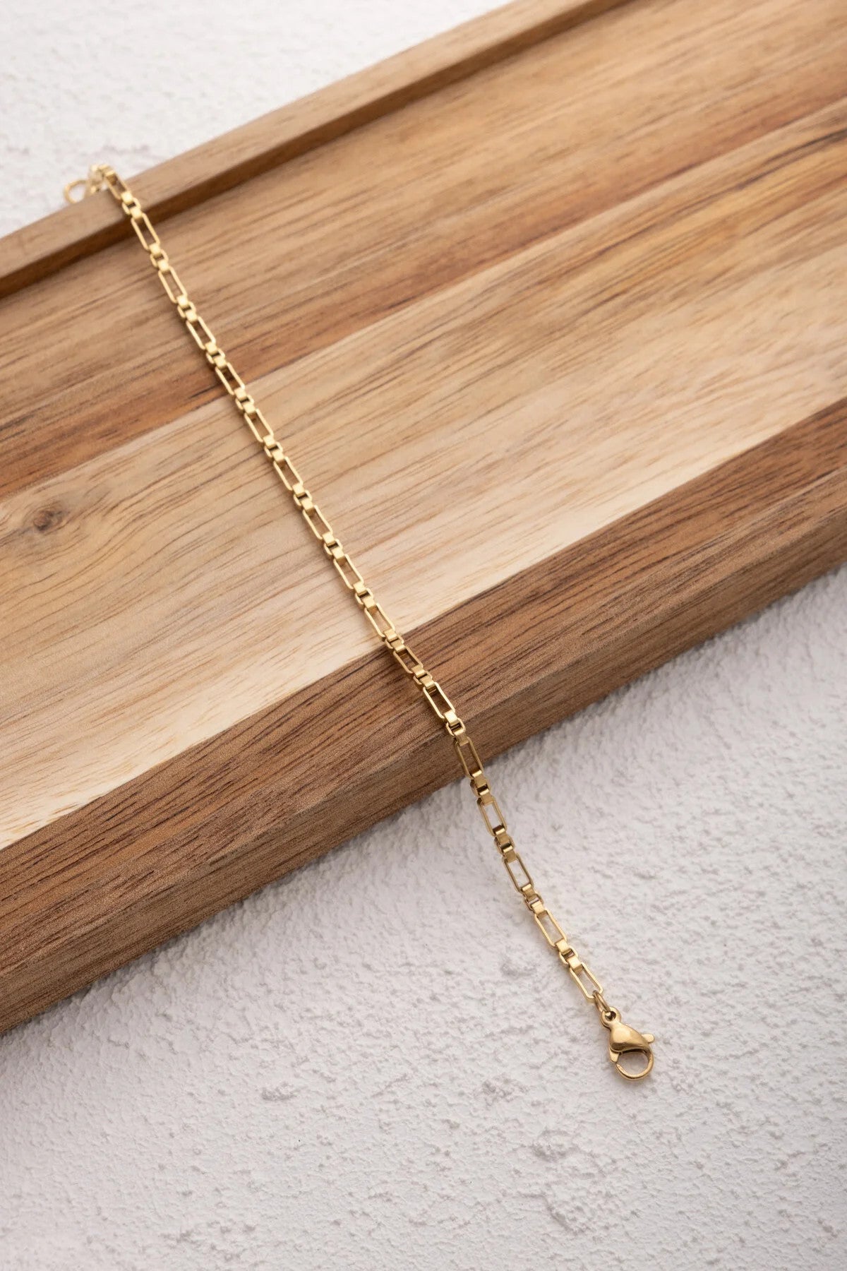 Çelik Dikdörtgen Kare Halhal Günlük Kullanıma Uygun Kutu Dikdörtgen Halhal 2mm 22cm+4cm