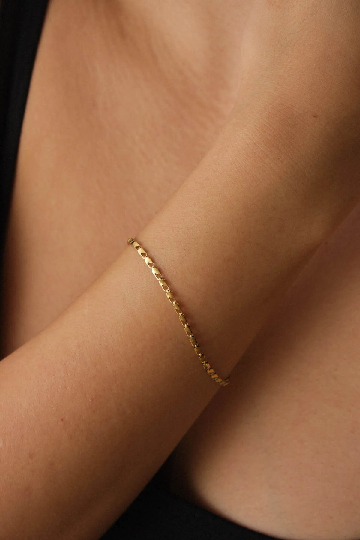 Çelik İnce Papağan Zincir Bileklik Kararmaz 17+4cm 2mm Günlük Kullanıma Uygun