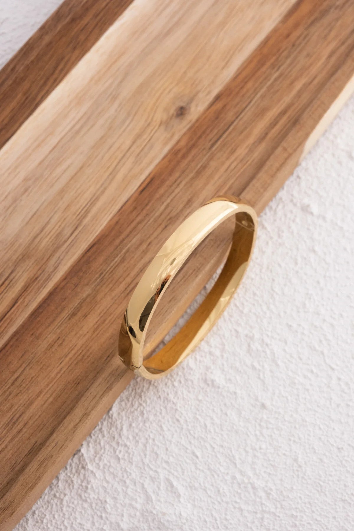 Çelik Kalın Kelepçe Bileklik Kararmaz