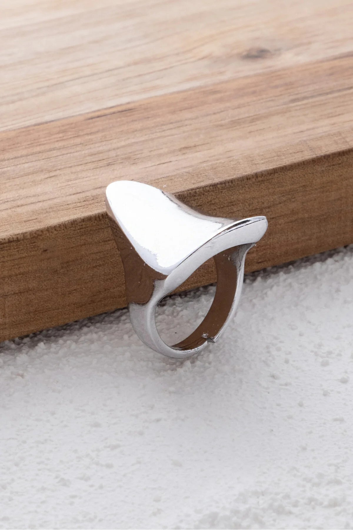 Büyük Dikdörtgen Plaka Yüzük Eğimli Plaka Free Size Ayarlanabilir Ölçü