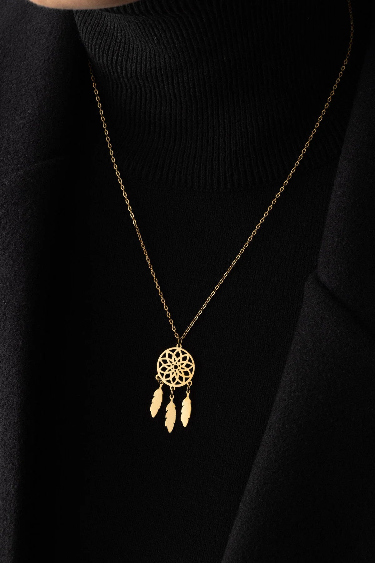 Çelik Yaşam Tohumu Spiritüel Kolye Kararmaz