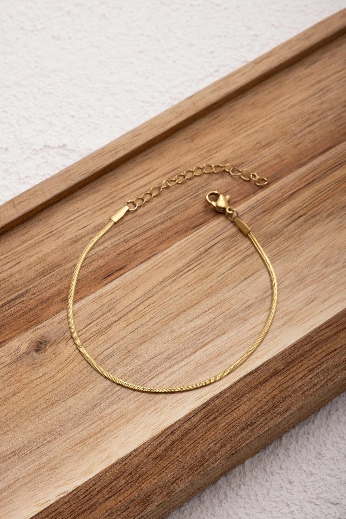 Çelik İnce İtalyan Bileklik Balık Sırtı Model Kararmaz 17+6cm 2mm Günlük Kullanıma Uygun