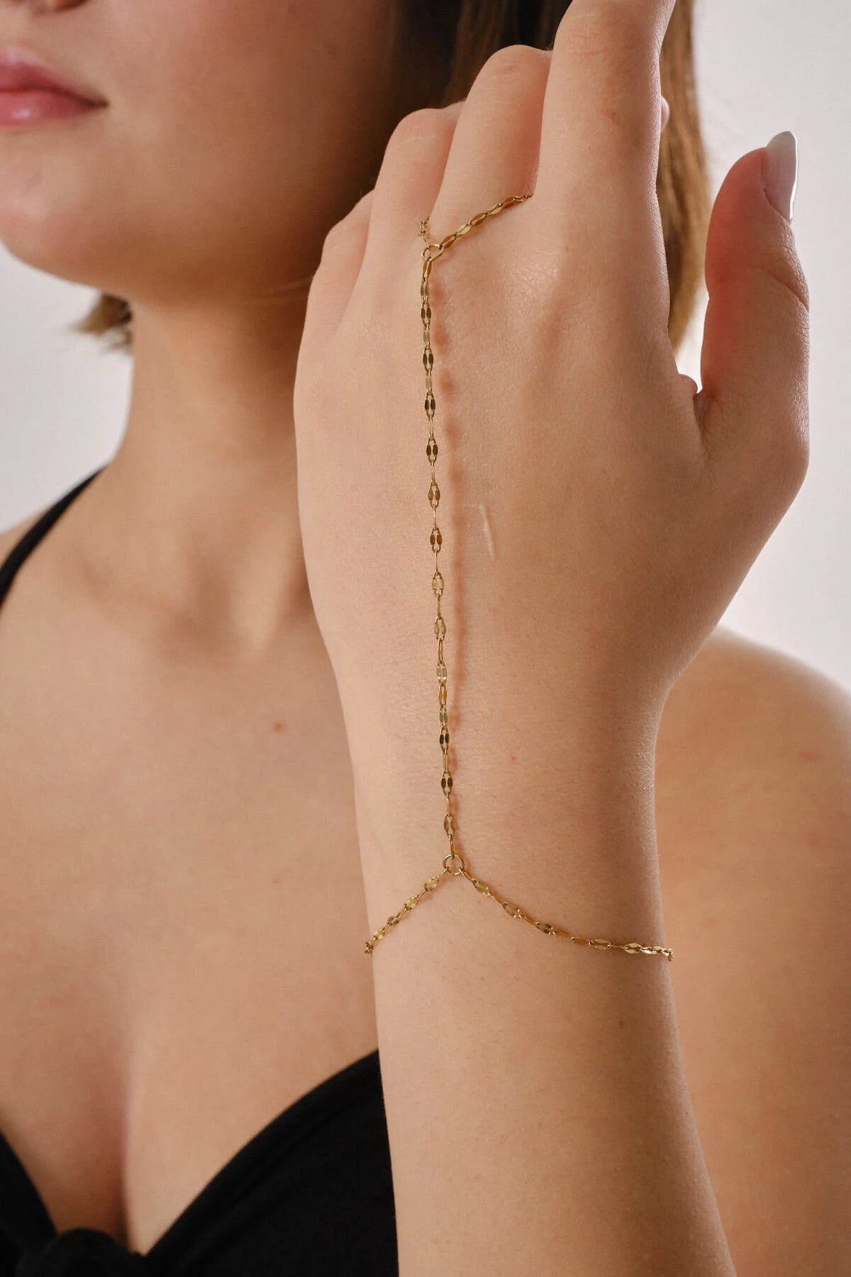 Çelik Dudak Şahmeran Aynalı Zincir Şahmeran Bileklik