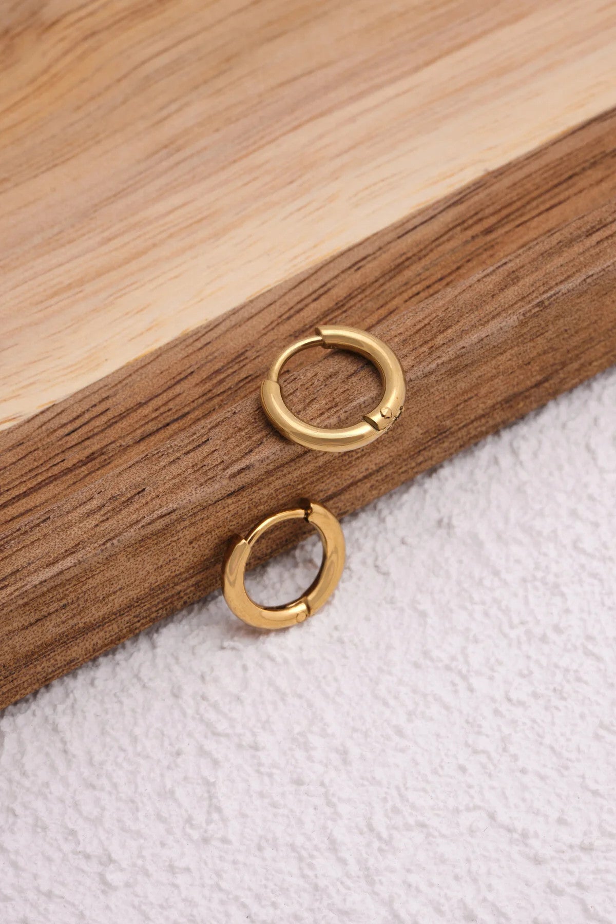 Çelik Halka Küpe Kararmaz Çap 1.2cm Günlük Kullanıma Uygun Boru Küpe