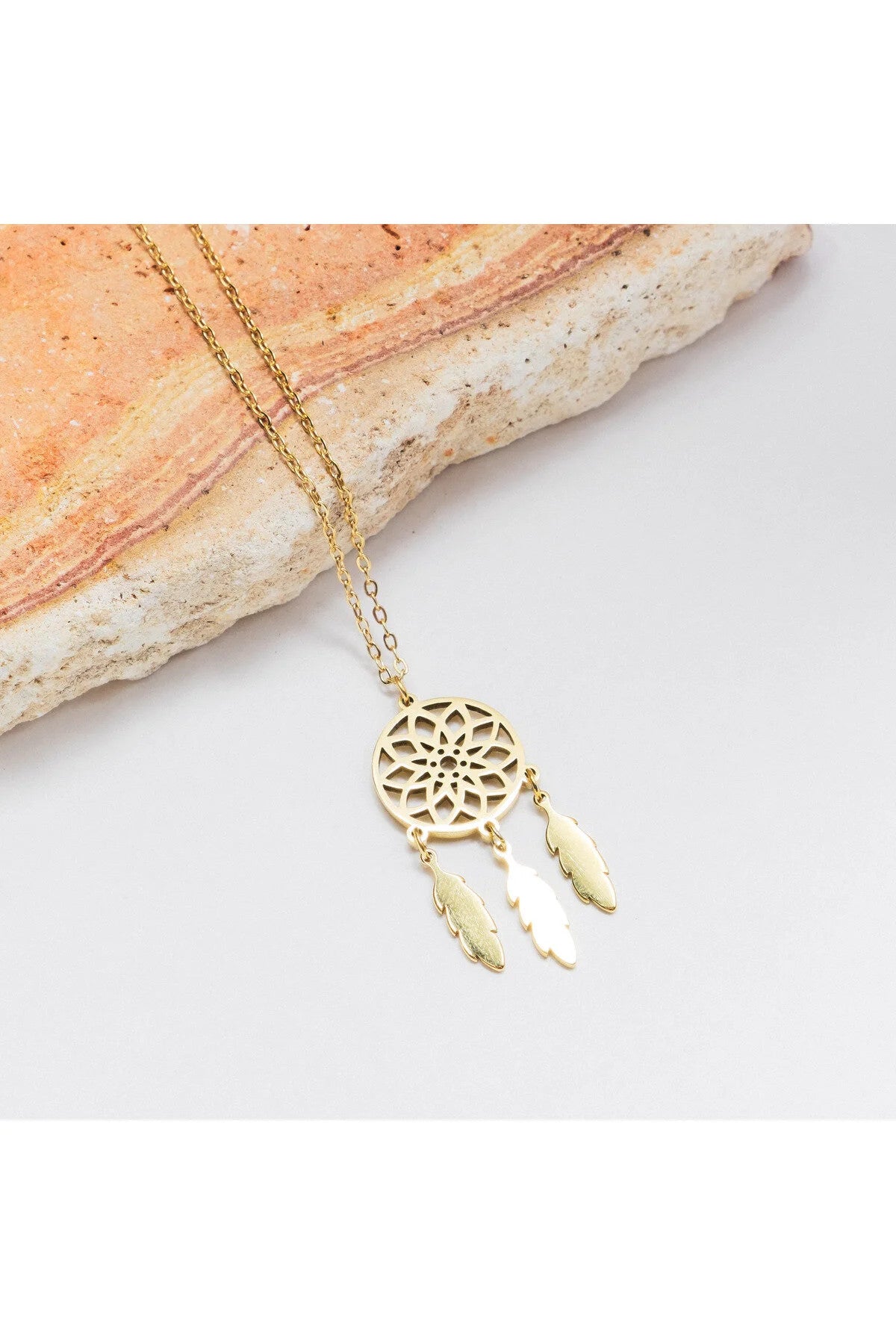 Çelik Yaşam Tohumu Spiritüel Kolye Kararmaz