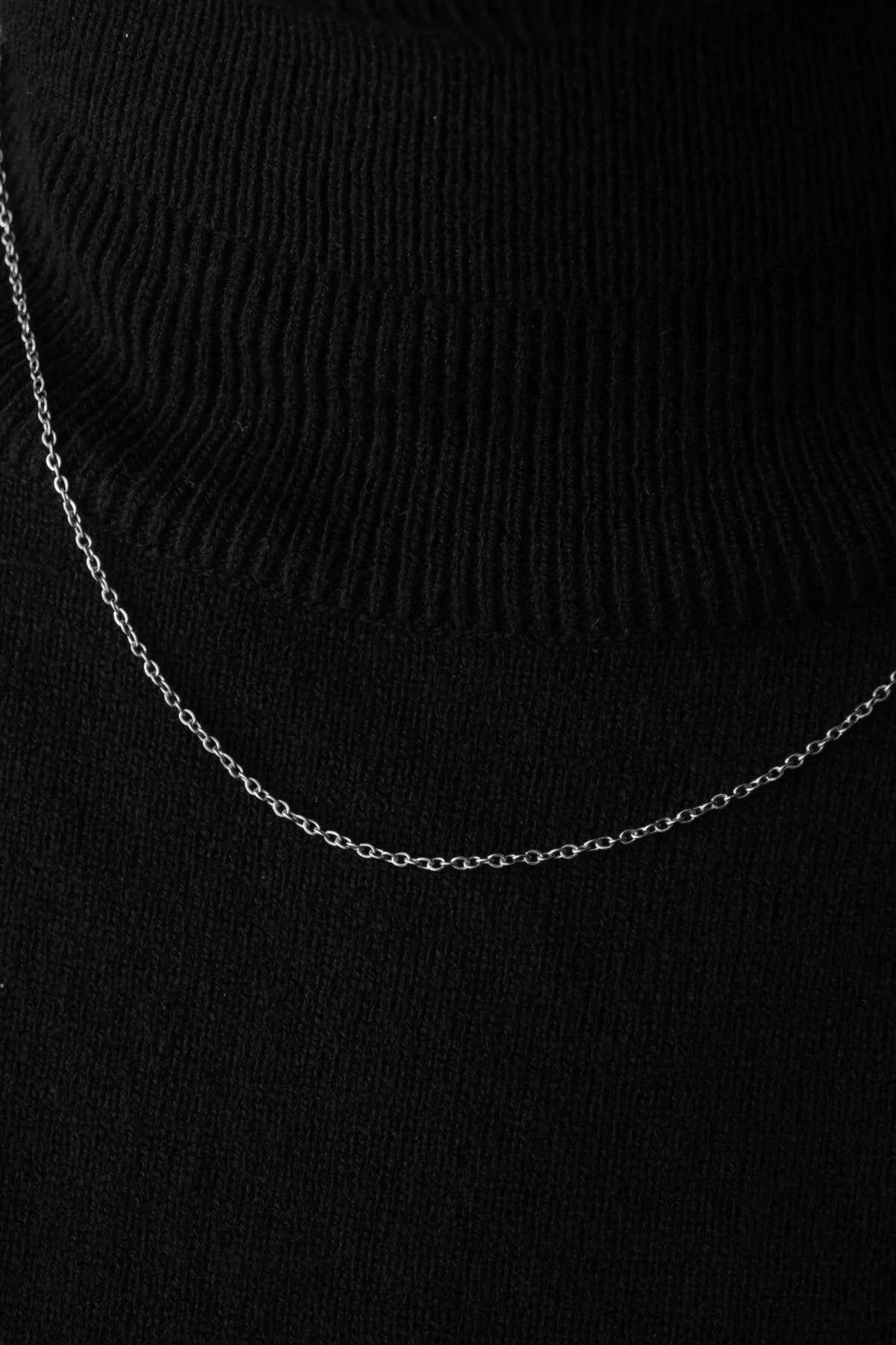 Çelik Forse Klasik Zincir Kolye Kararmaz 1mm Kişiselleştirilebilir Ölçüler Altın, Gümüş, Rose