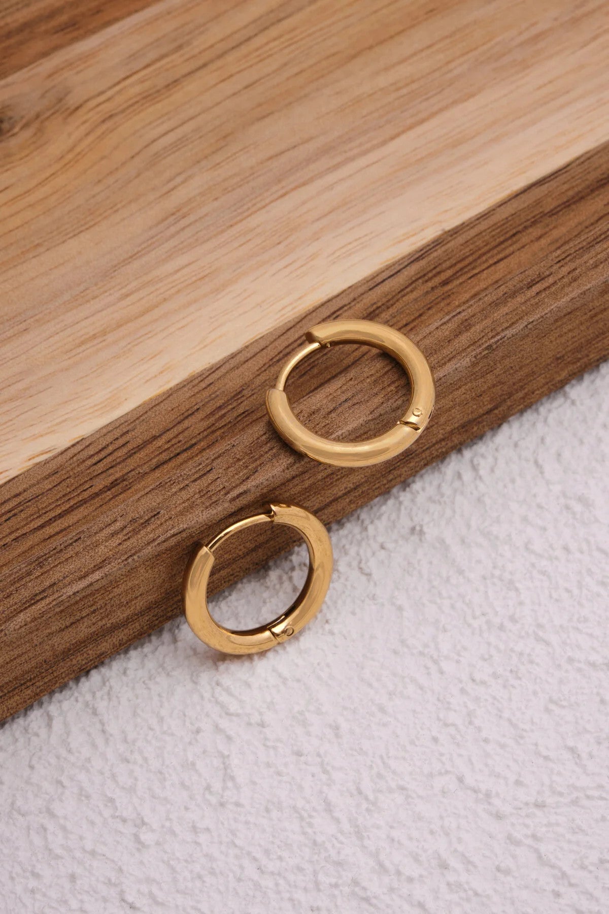 Çelik Halka Küpe Kararmaz Çap 1.8cm Günlük Kullanıma Uygun Boru Küpe