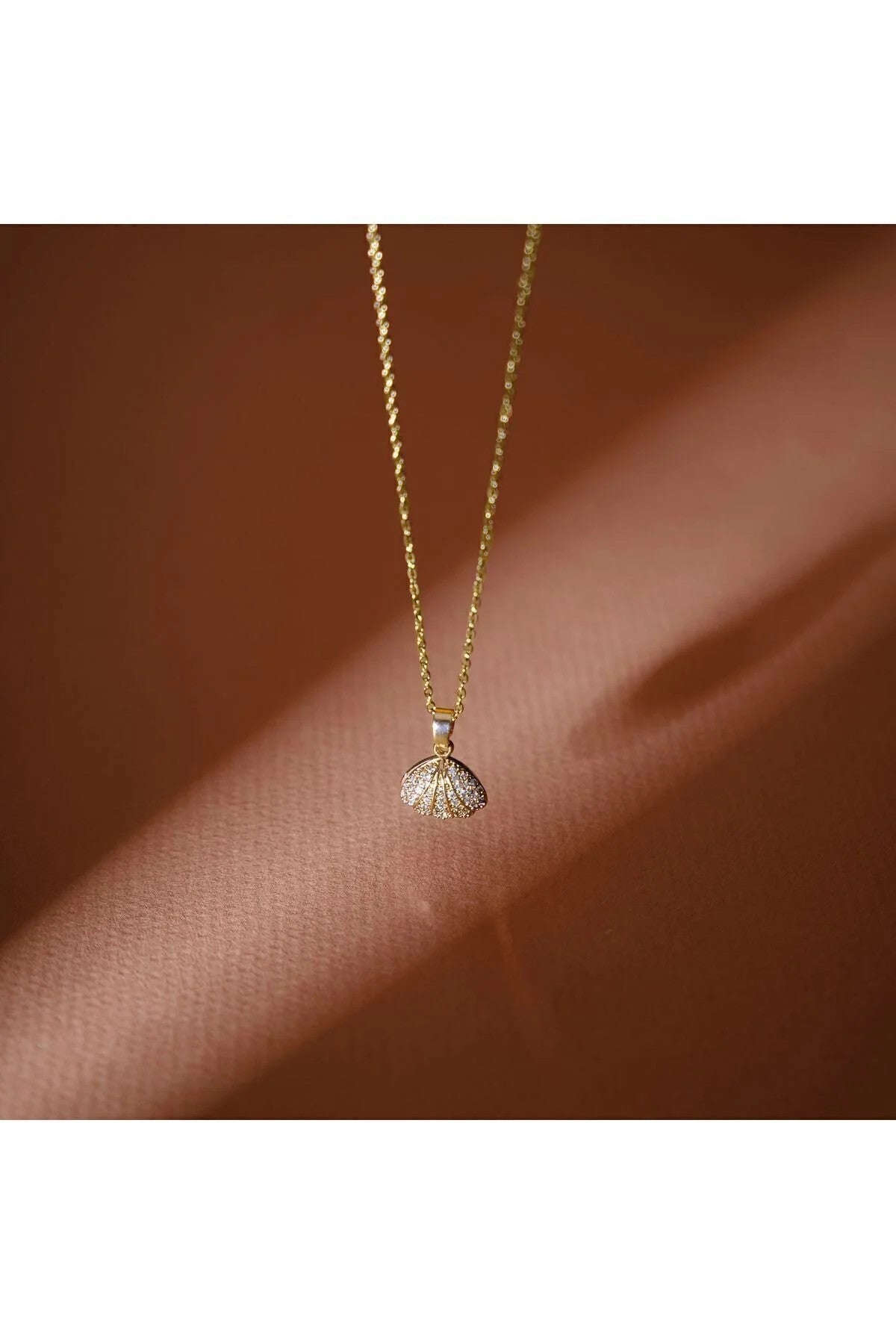 Çelik Incili Istiridye Kolye Kararmaz Inci Kolye 40cm 5cm