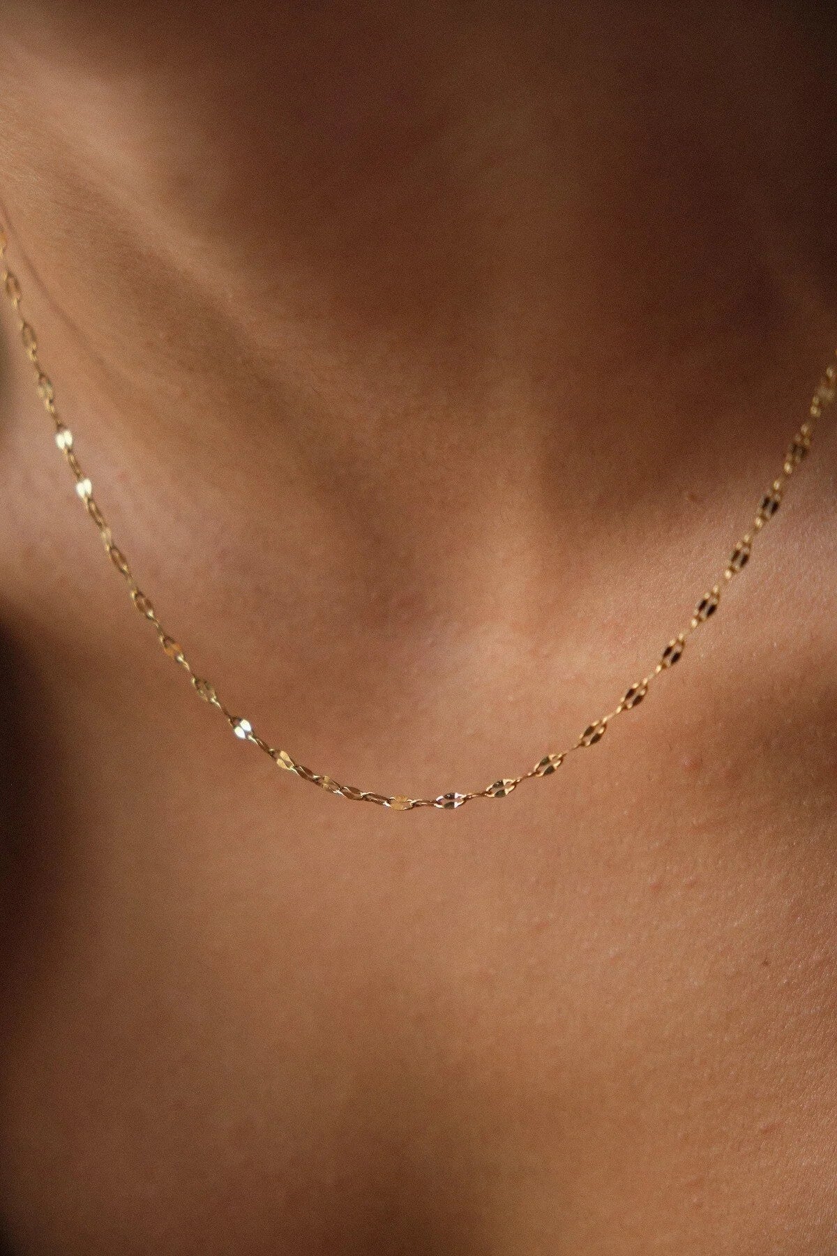 Çelik Dudak Zincir Kolye Ince Singapur Sarma Burgu Aynalı Kolye 2mm Zarif Minimal