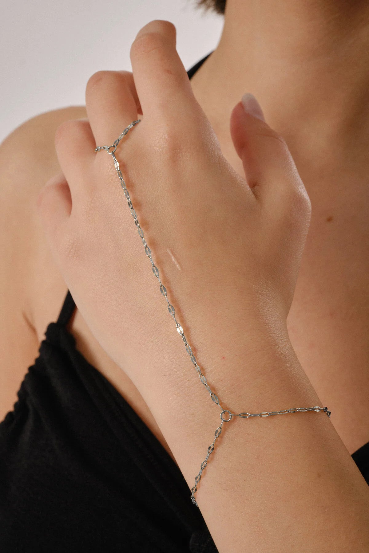 Çelik Dudak Şahmeran Aynalı Zincir Şahmeran Bileklik