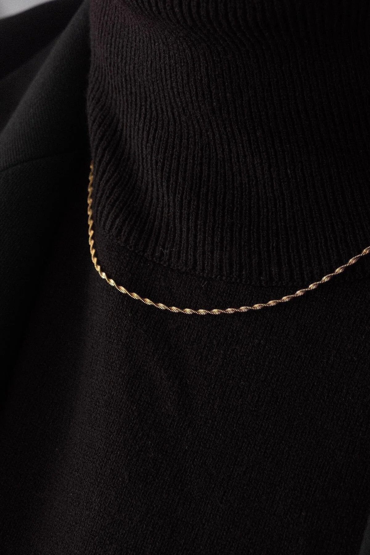 Çelik Ince Singapur Zincir Kolye Ince Burgu Zincir 1mm Zarif Minimal 45cm&60cm