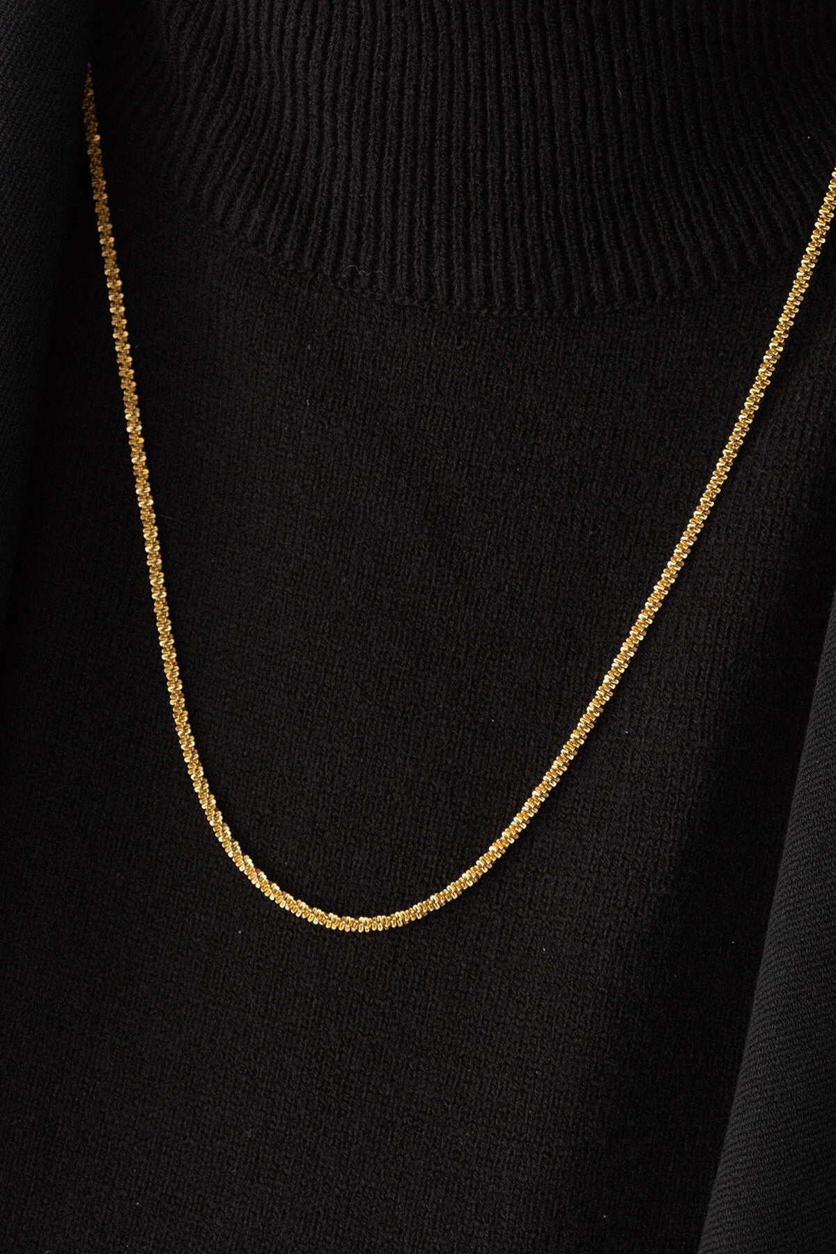 Çelik Halat Elmas Kolye Kararmaz Ezme Diken Zincir