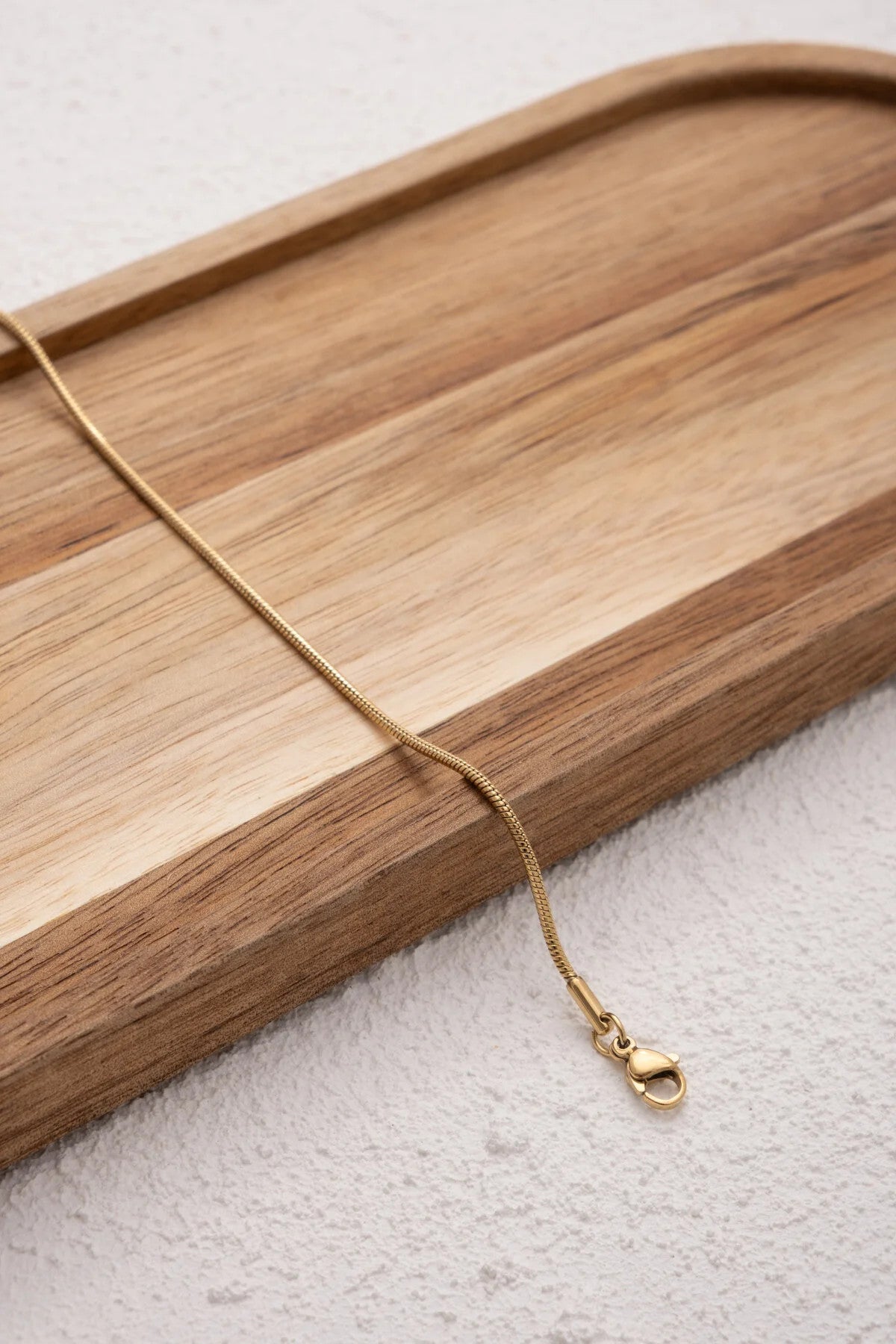 Çelik İnce Yuvarlak İtalyan Zincir Bileklik 1mm Kararmaz Günlük Kullanıma Uygun 17+6cm