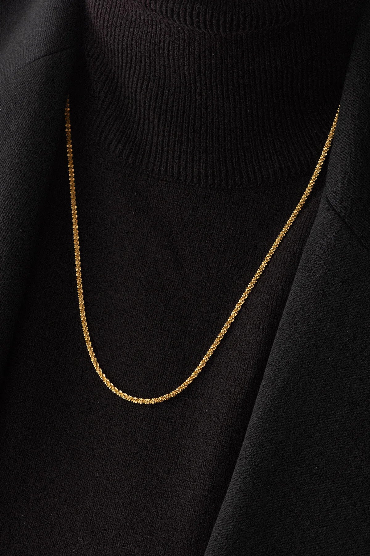 Çelik Halat Elmas Kolye Kararmaz Ezme Diken Zincir