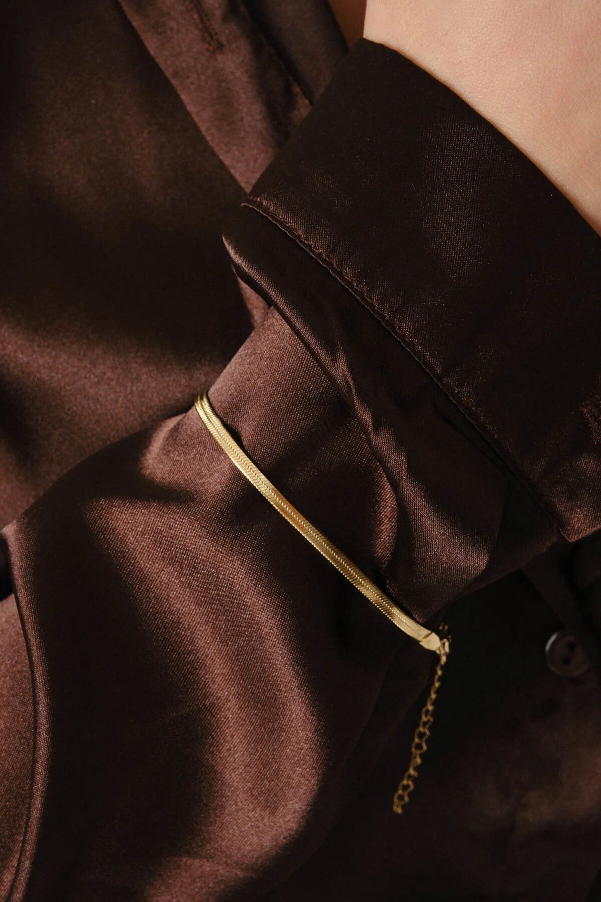 Çelik İtalyan Zinciri Bileklik 18cm+5cm Kararmaz