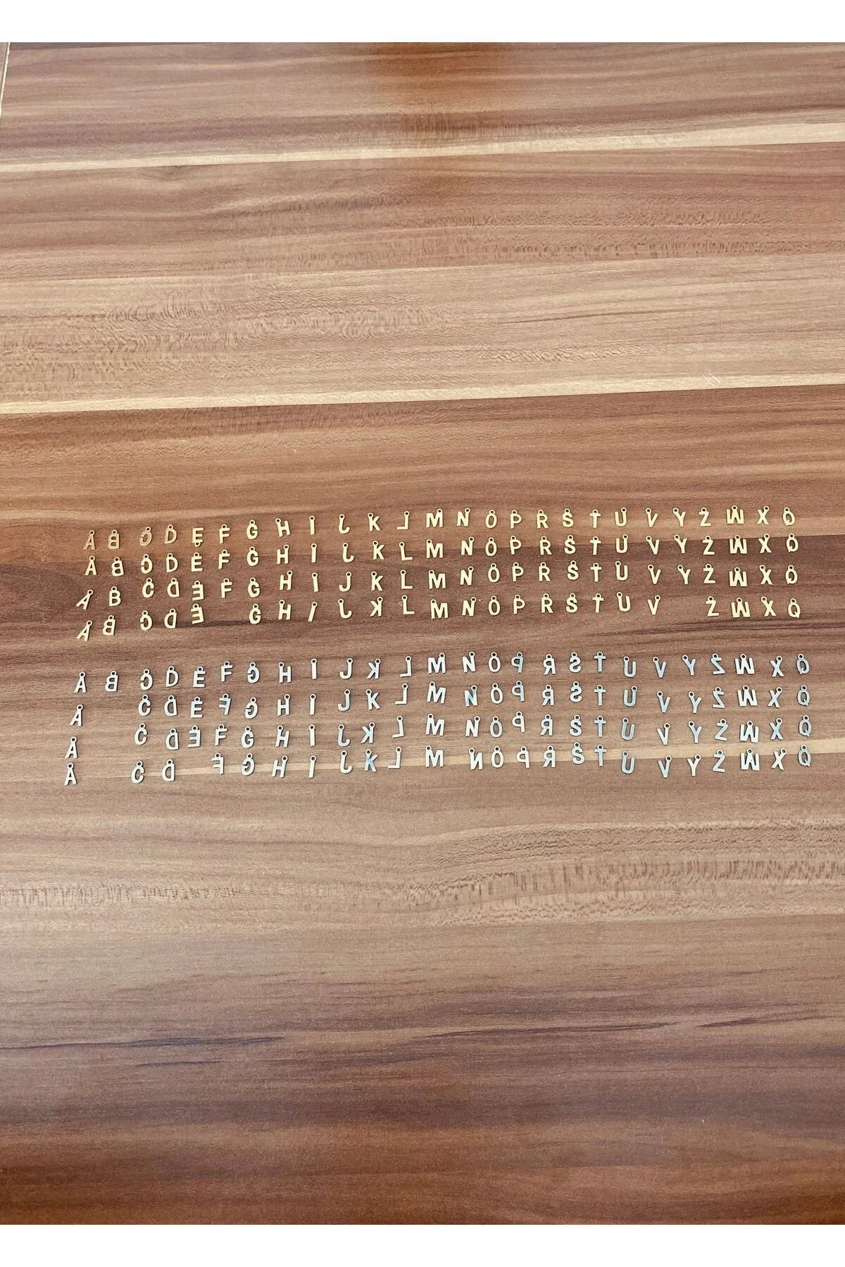 Çelik Harfli Top Ince Dorika Zincir Bileklik Harfli Bileklik Forse Zincir 1mm Minimal 17+4cm&21cm