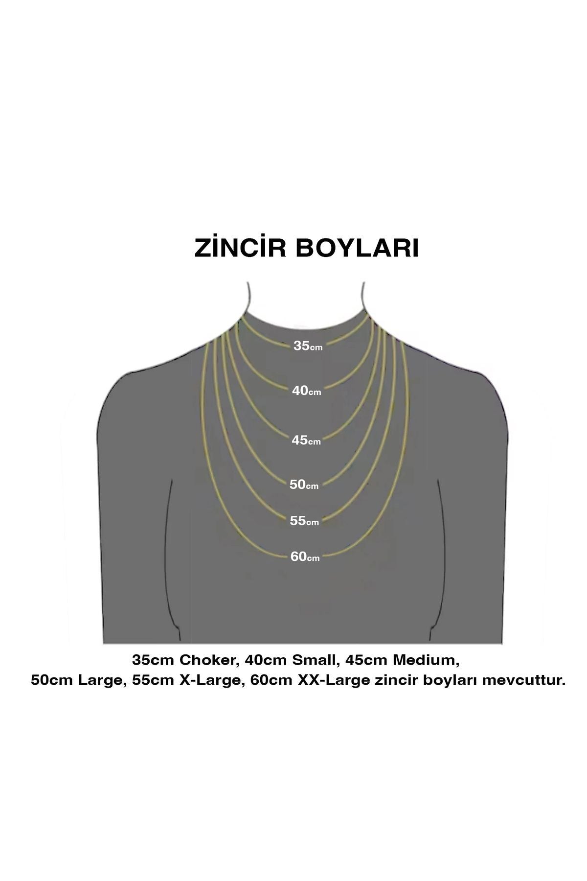 Çelik Klasik Zincir Forse Kolye