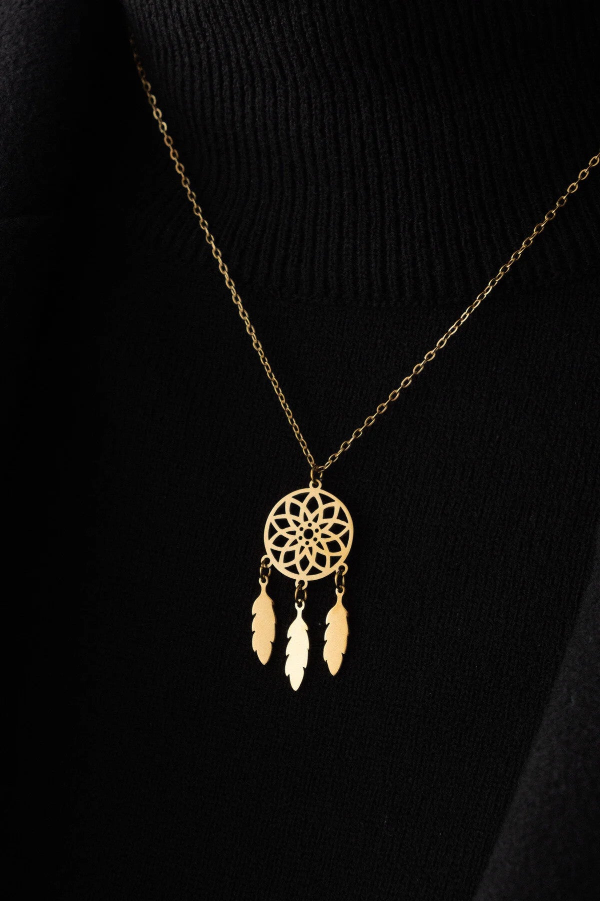 Çelik Yaşam Tohumu Spiritüel Kolye Kararmaz