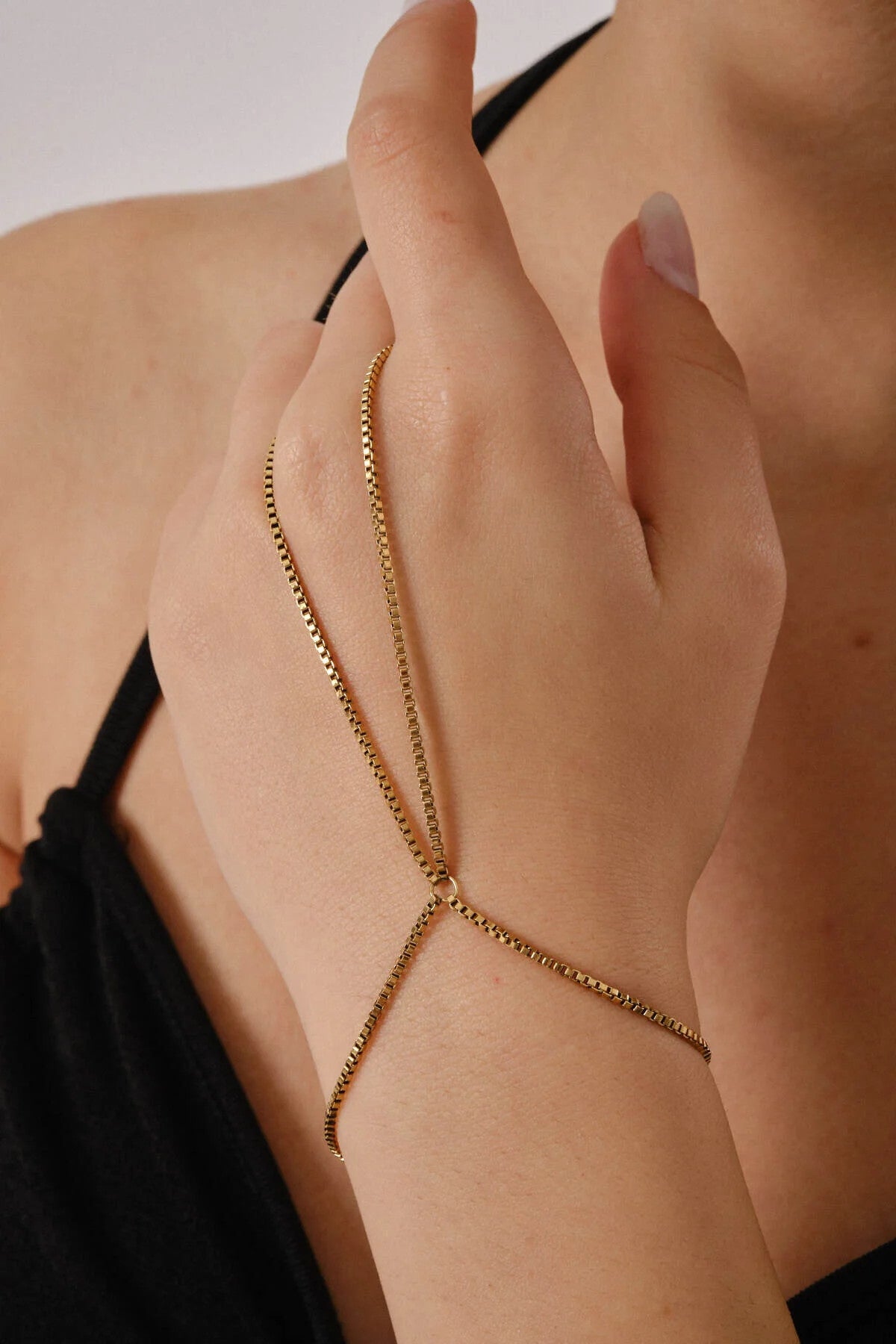 Çelik Kutu Kare Şahmeran Kutu Zincir Bileklik Şahmeran