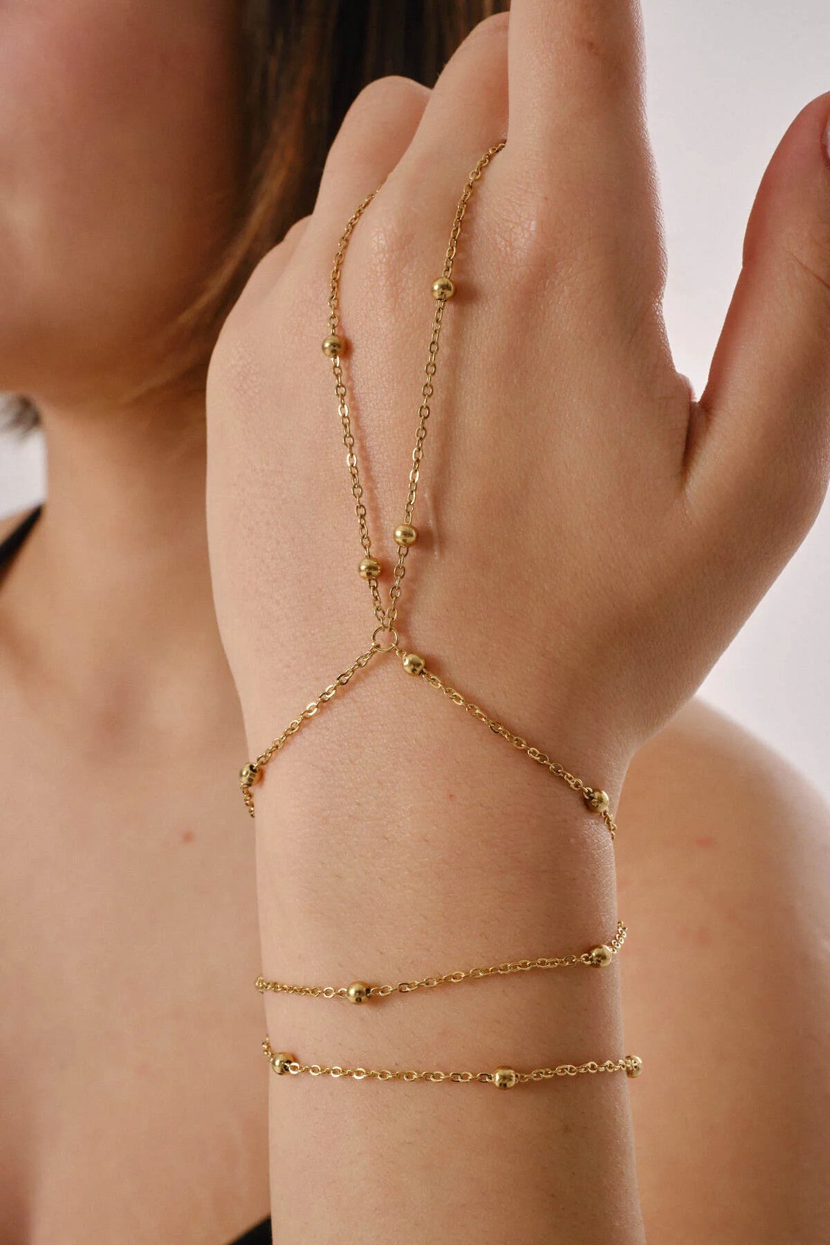 Çelik Dorika Şahmeran Toplu Çift Dolama Zincir Bileklik Şahmeran