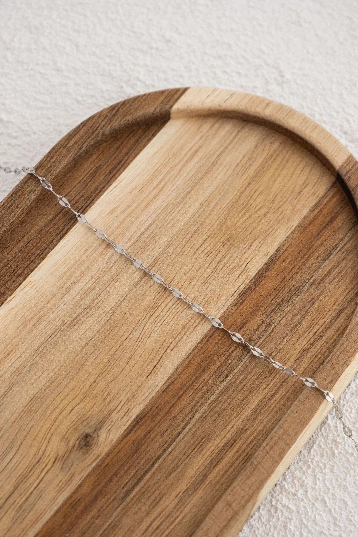 Çelik Dudak Bel Zinciri Denizde Günlük Kullanıma Uygun İnce Singapur Kararmaz Zincir 60-75cm 2mm