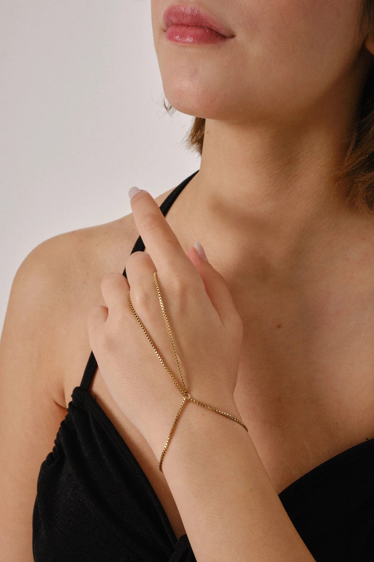 Çelik Kutu Kare Şahmeran Kutu Zincir Bileklik Şahmeran