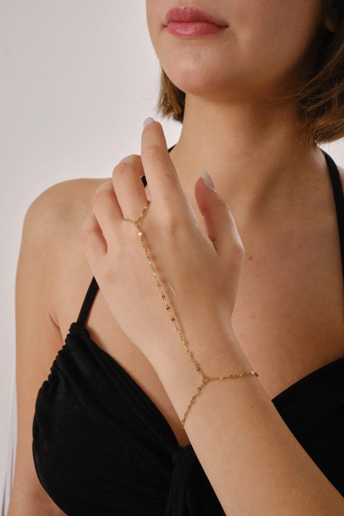 Çelik Dudak Şahmeran Aynalı Zincir Şahmeran Bileklik