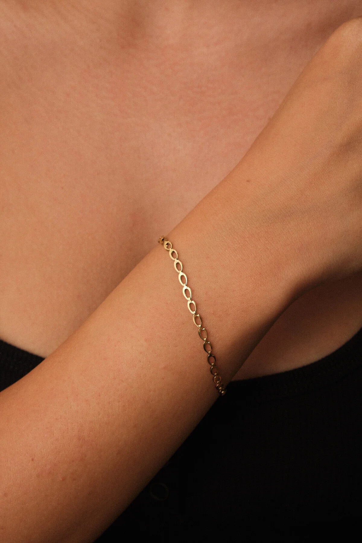 Çelik Arpa Bileklik Buğday Zincir Bileklik 3mm Kararmaz 17cm+4cm&21cm