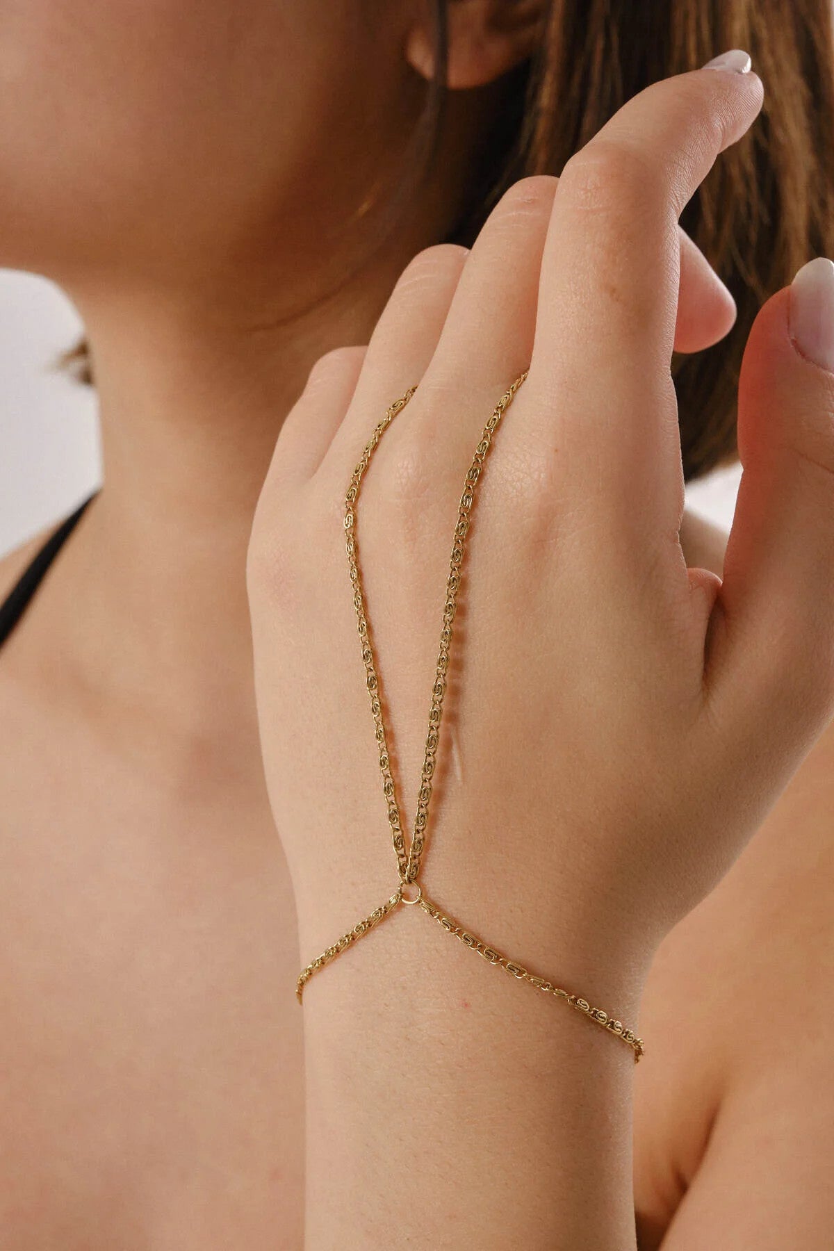 Çelik Salyangoz Şahmeran Ataç Zincir Şahmeran Bileklik