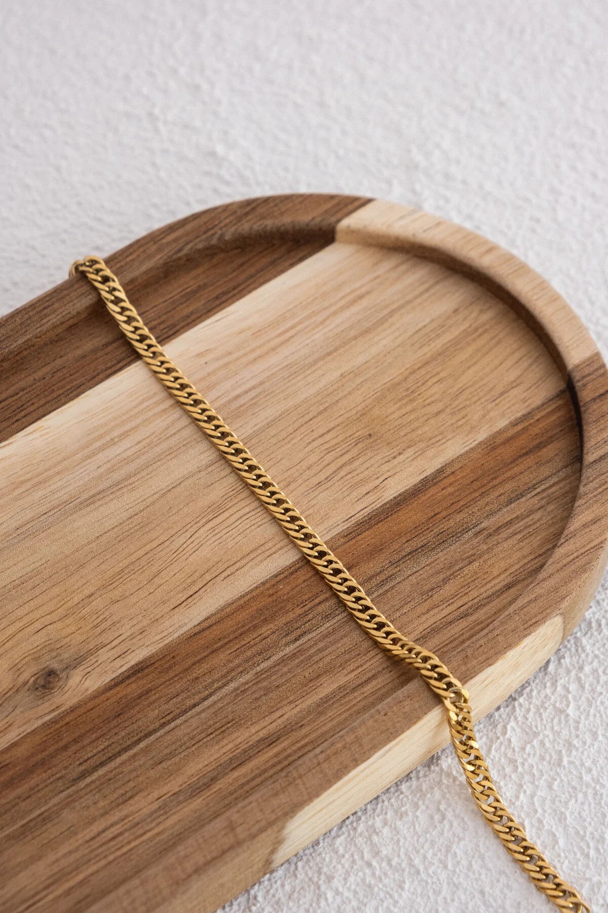 Çelik Almak Gurmet Zincir Halhal Günlük Kullanıma Uygun Miami Küçük Zarif Küba Halhal 4mm 22cm+3cm