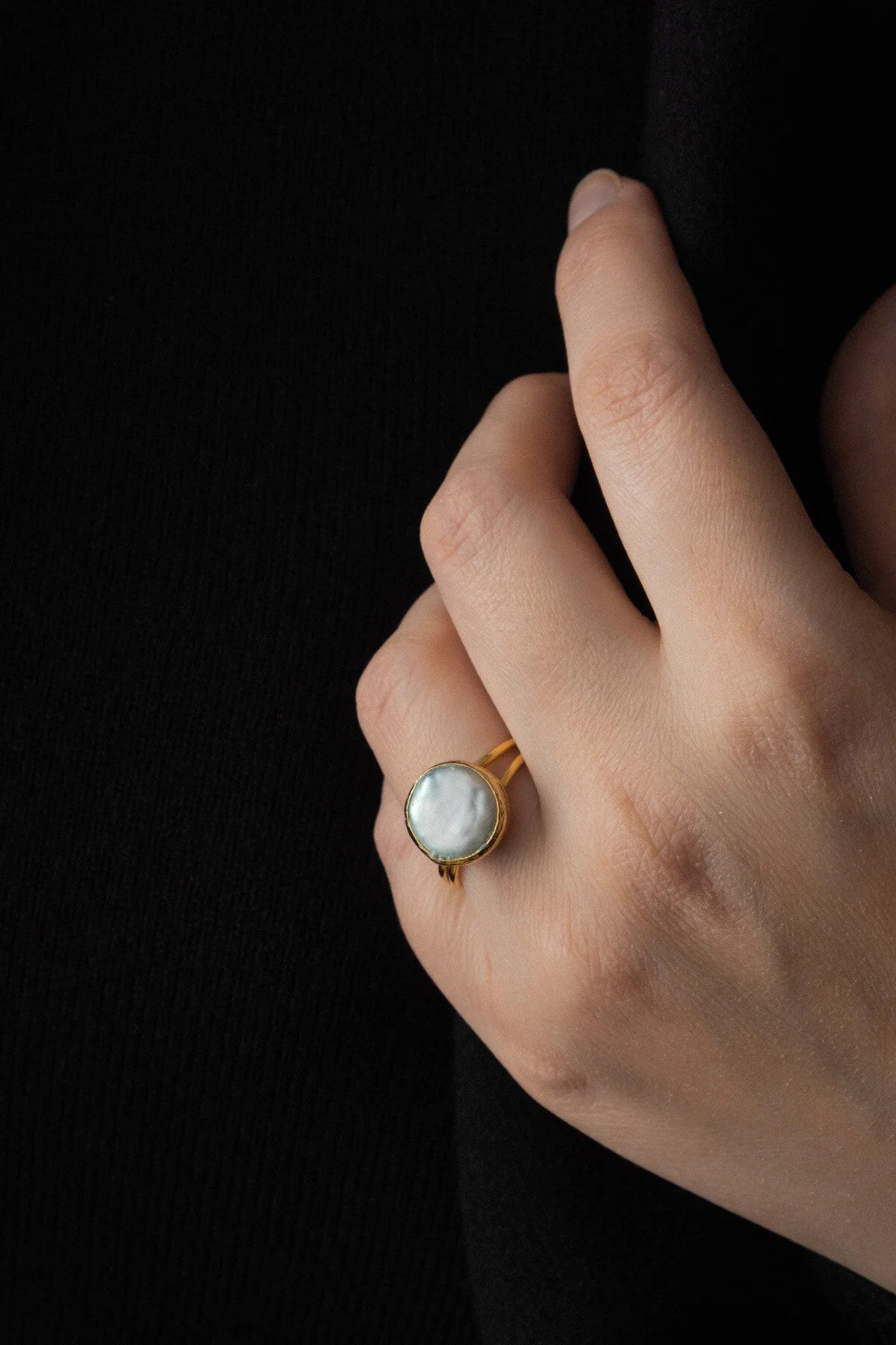 Labradorit Doğal Taş Yüzük El İşi Özel Yapım Labradorit Taşı Yüzük