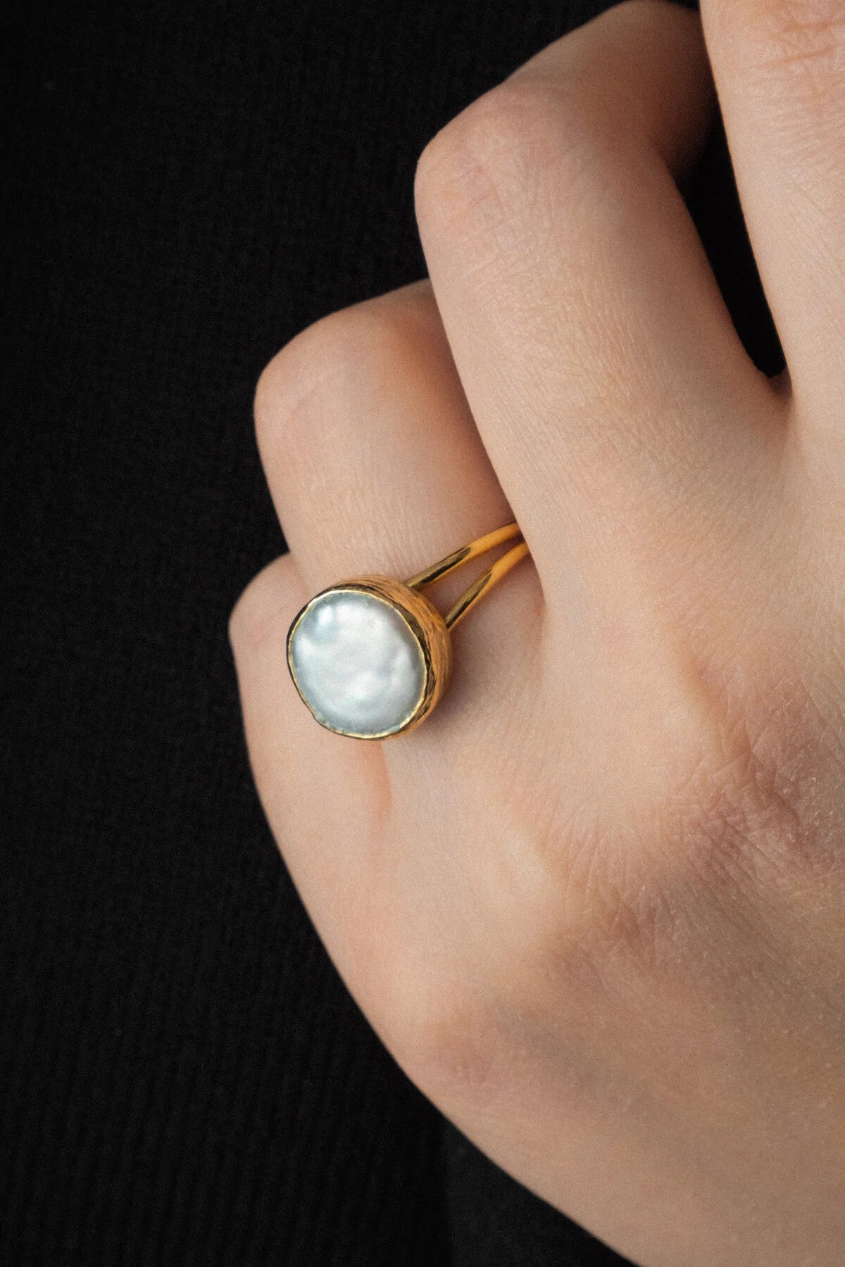 Labradorit Doğal Taş Yüzük El İşi Özel Yapım Labradorit Taşı Yüzük