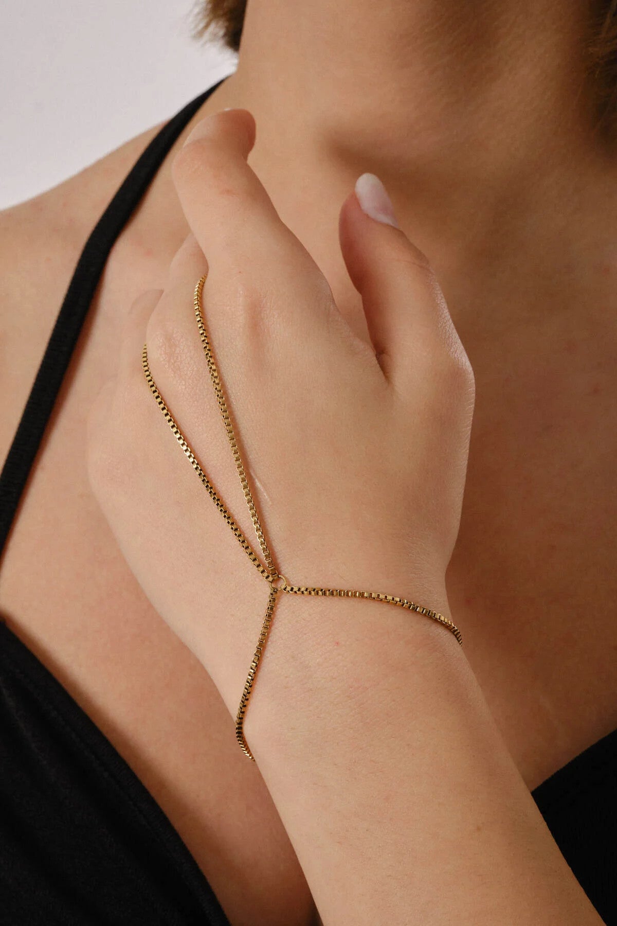 Çelik Kutu Kare Şahmeran Kutu Zincir Bileklik Şahmeran