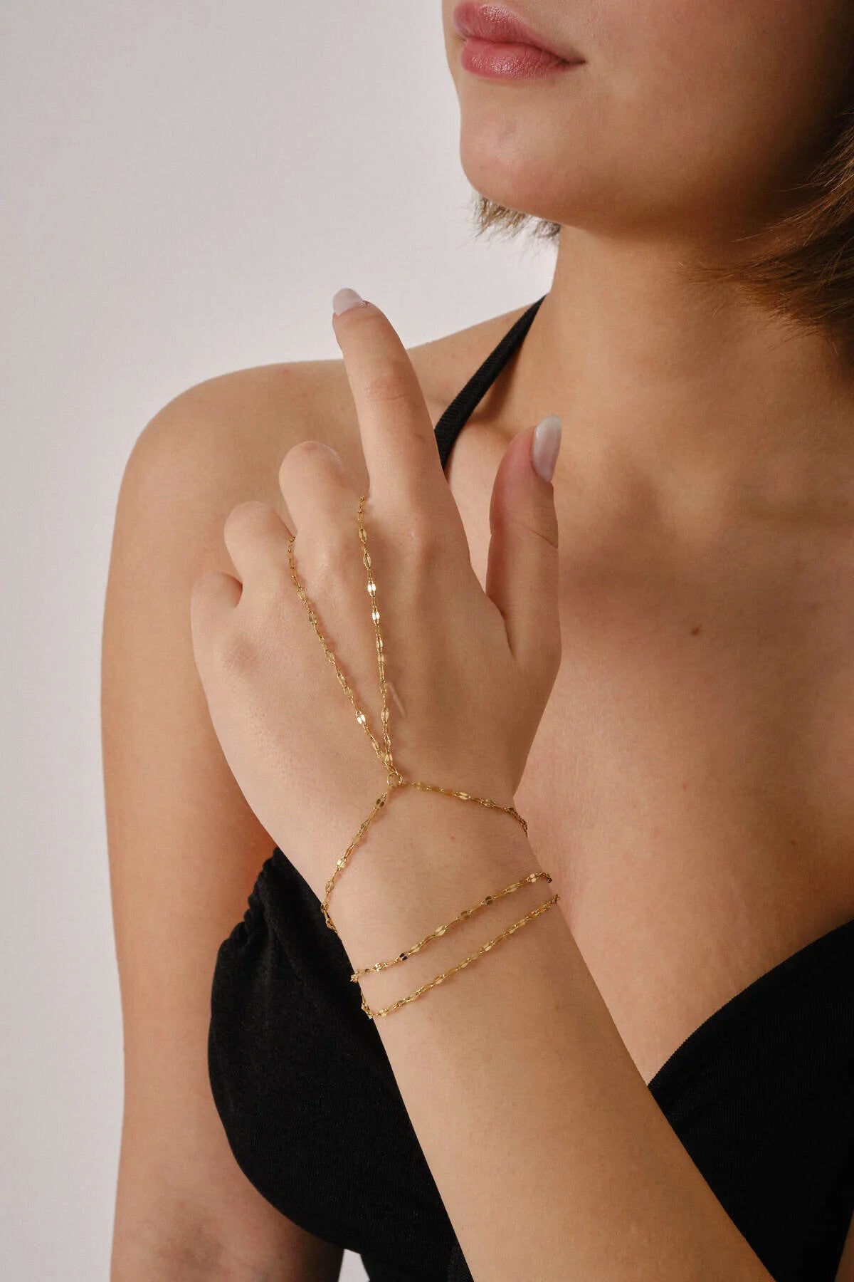 Çelik Dudak Şahmeran Aynalı Çift Dolama Zincir Şahmeran Bileklik