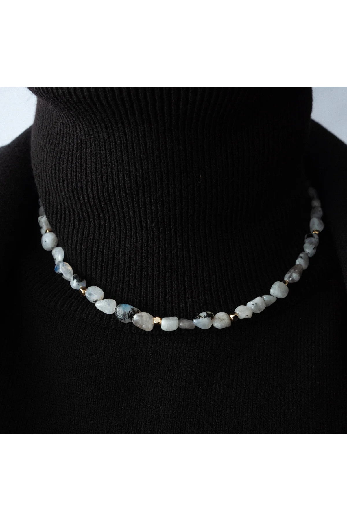 Labradorit Doğal Taş Kolye 40cm