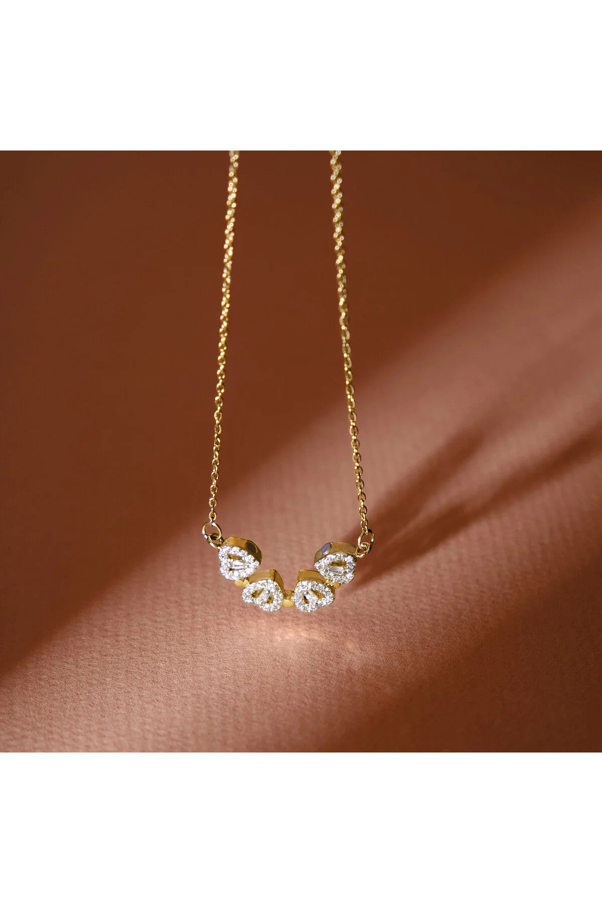 Çelik Taşlı Açılabilir Yonca Kolye Dört Yapraklı Yonca, Yakın Arkadaş Hediye